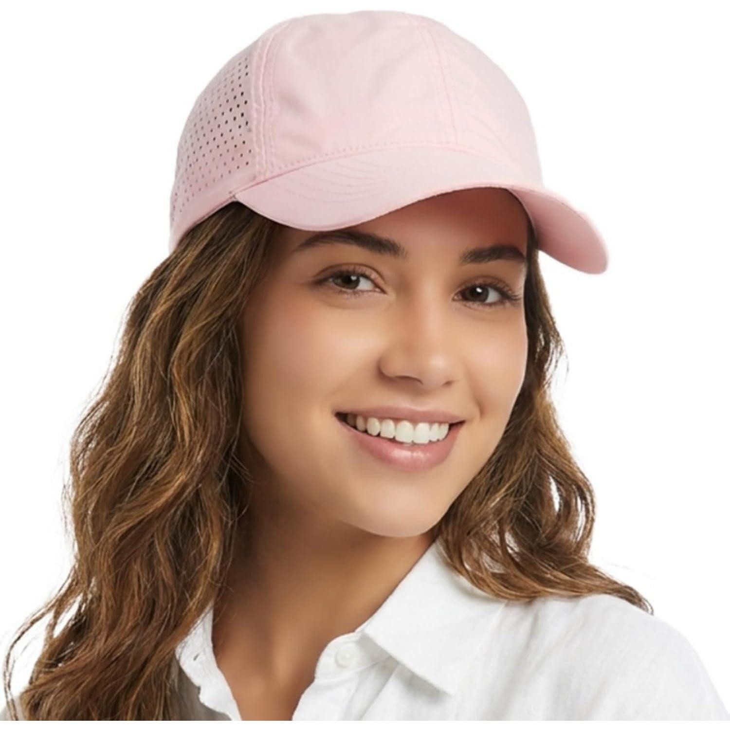 LuxusKollektion Baseball Cap Baseball Cap Herren Damen Mesh Sommer Outdoor Sport M-L Rosa – Bild 2 von 5