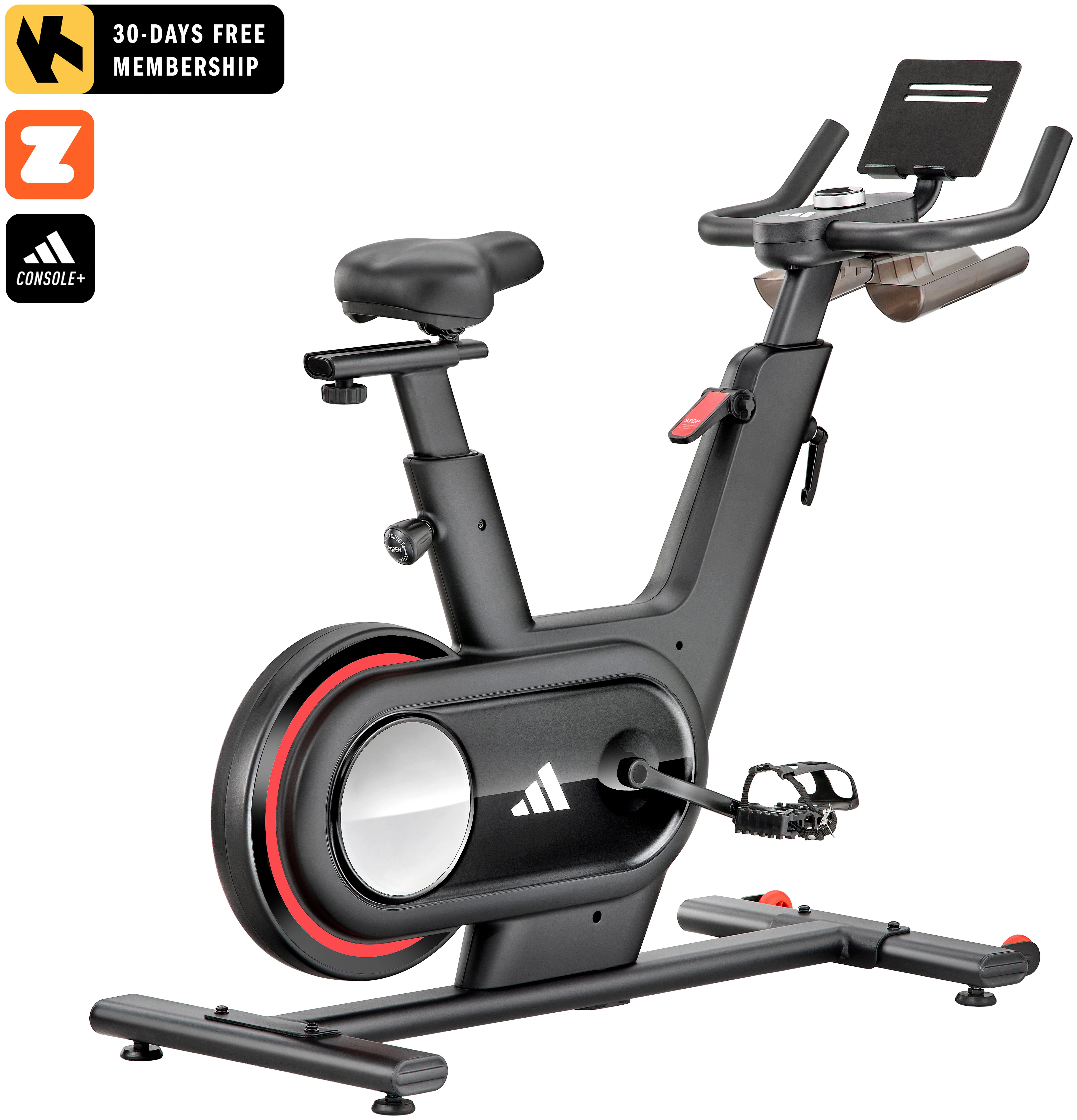 adidas Performance Ergometer C-1 (Packung, Bluetooth), 110 kg max. Benutzergewicht, Fahrrad, 32 Widerstandsstufen