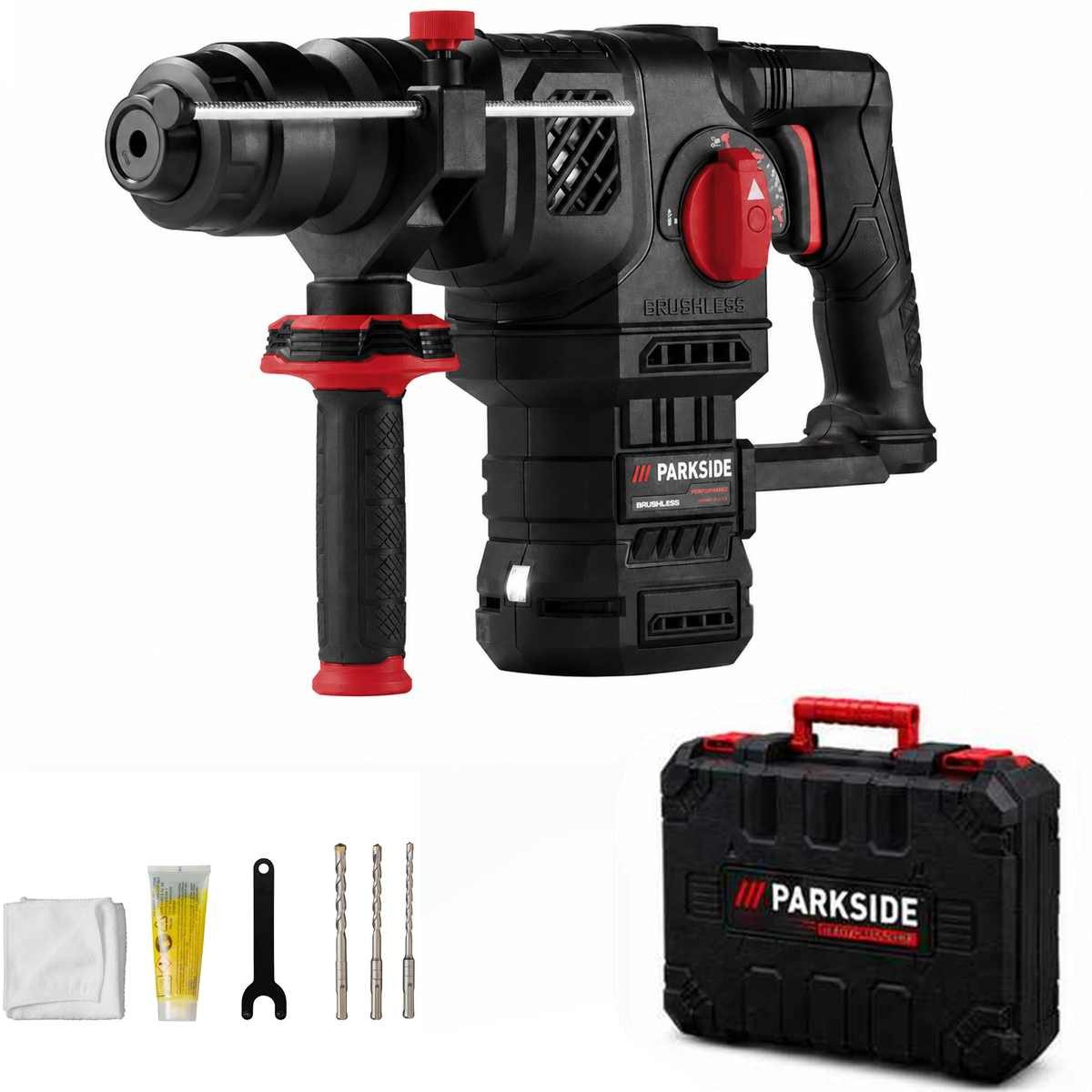 PARKSIDE PERFORMANCE® Kombihammer 20V Akku-Kombihammer PKHAP 2058i 5, 8J, ohne Akku,Ladegerät, 20 V