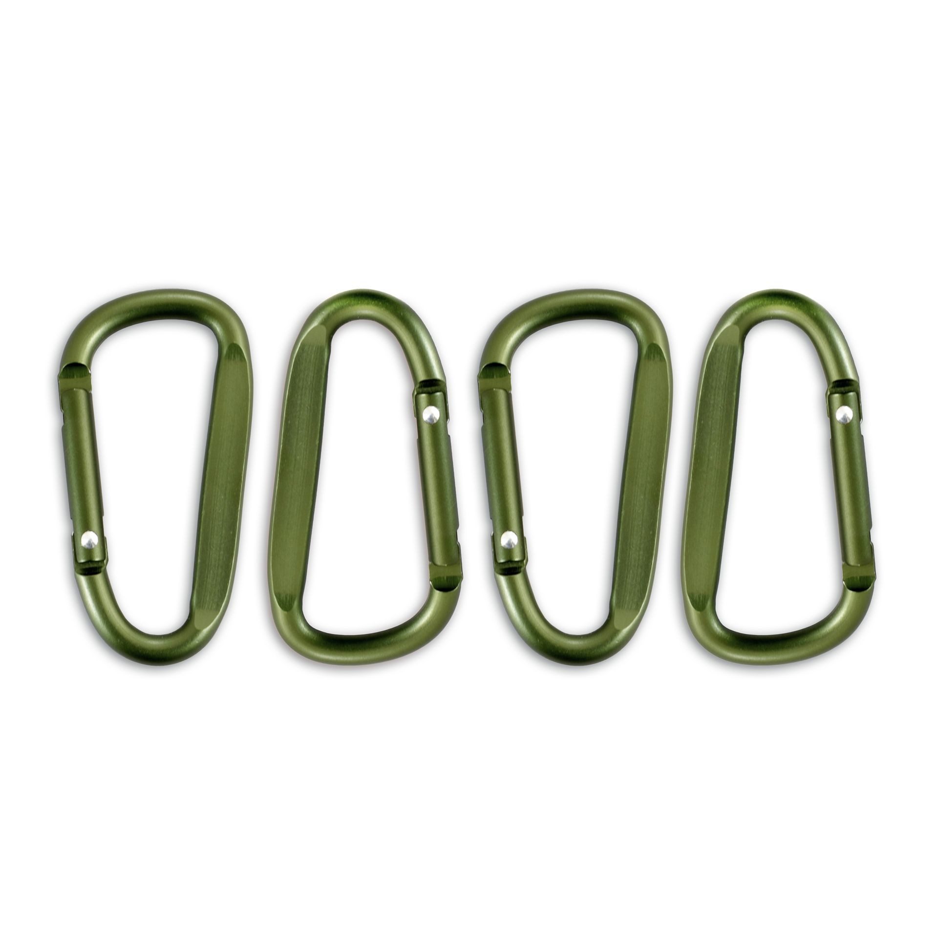Origin Outdoors Karabiner Origin Outdoors Zubehörkarabiner, oliv (4 Stück)