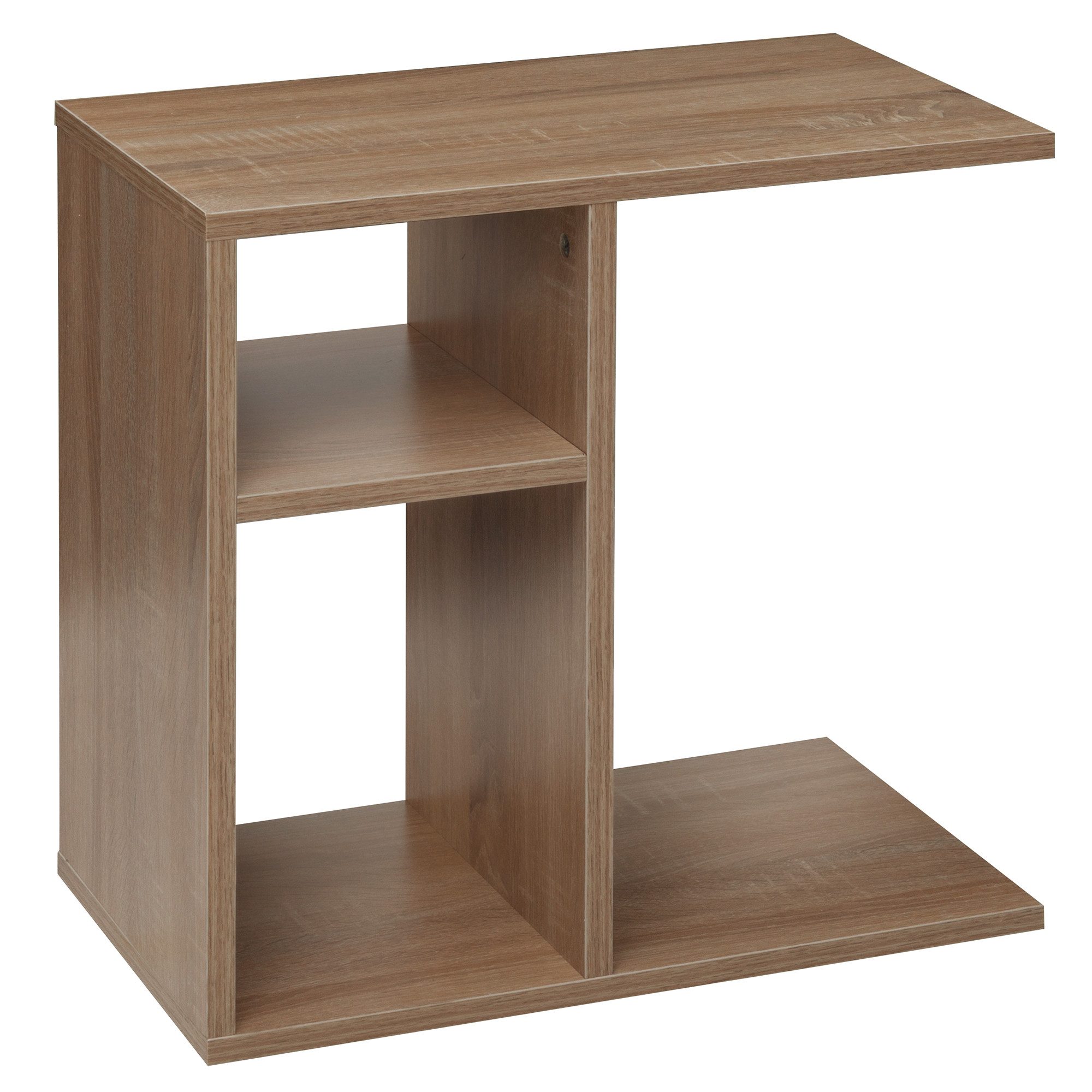 FINEBUY Beistelltisch SuVa11919_1 (50x50x30 cm Holz günstig online kaufen