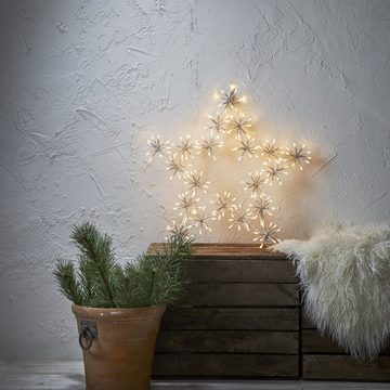 STAR TRADING LED-Stern für außen LED Stern Leuchtstern hängend 60cm für Außen Weihnachtsdeko Terrasse, LED Classic, warmweiß (2100K bis 3000K)