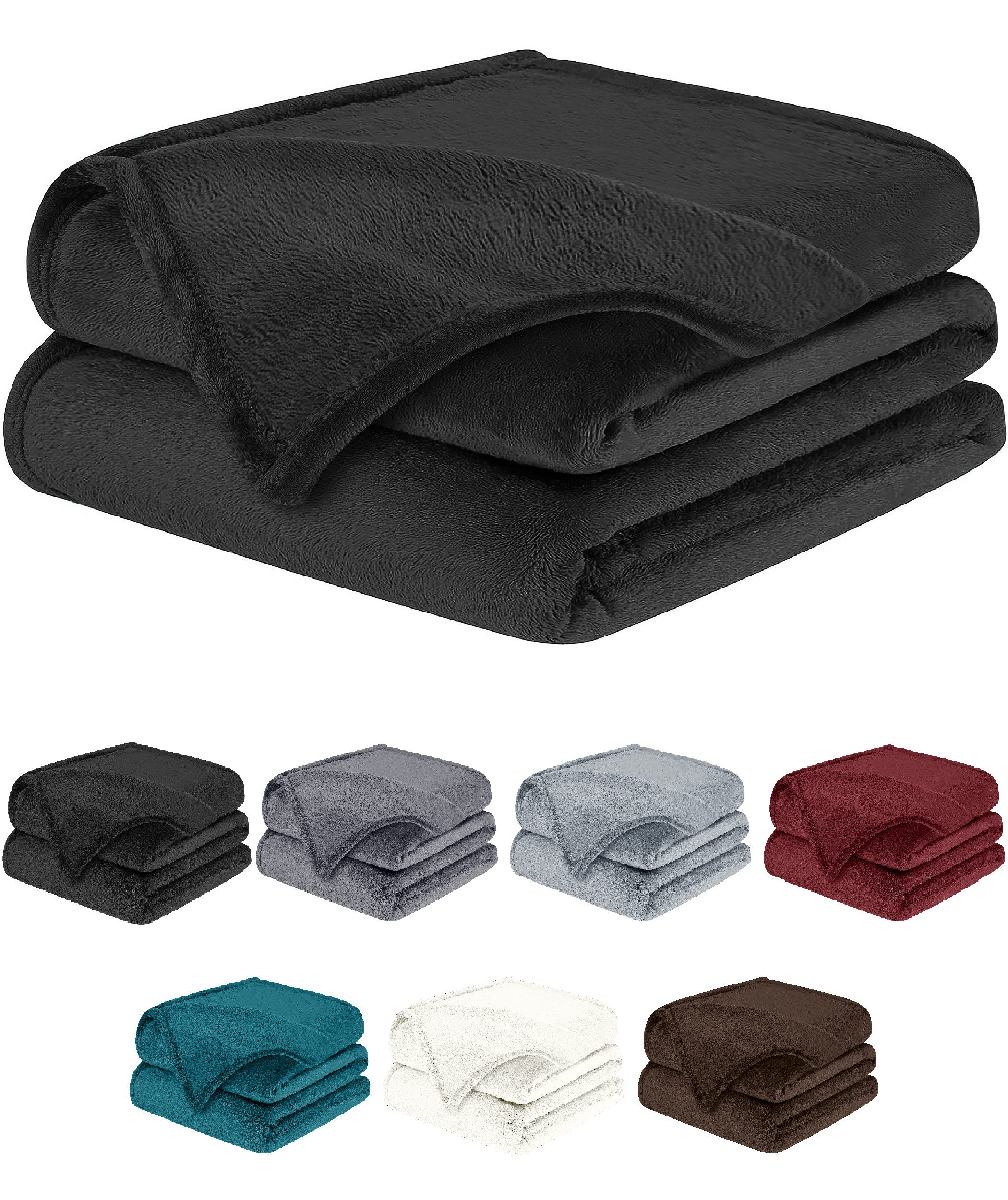 Wohndecke Kuscheldecke Fleecedecke Sofadecke Tagesdecke Bettüberwurf, günstig online kaufen