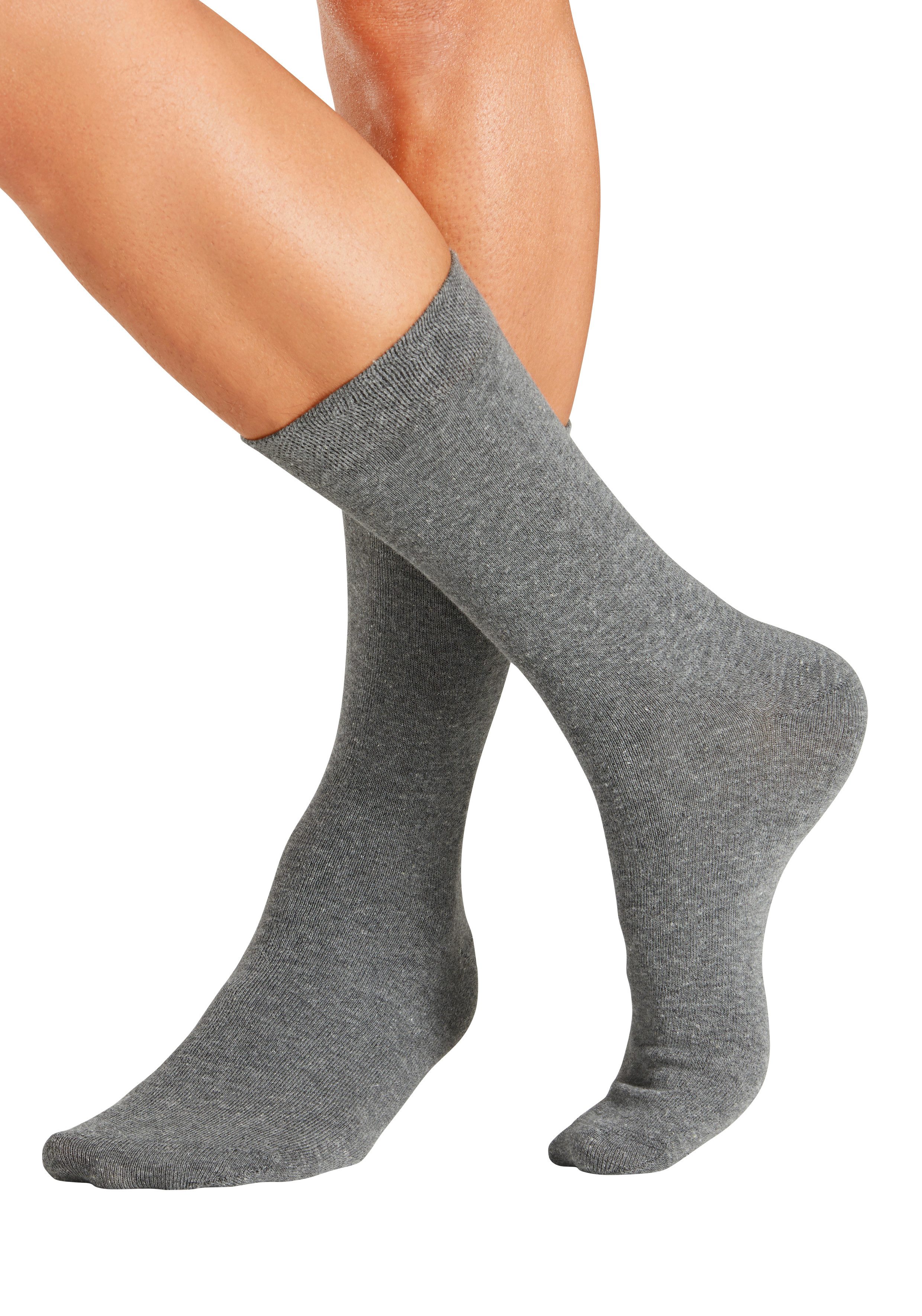 John Devin Businesssocken (Packung, 3-Paar) mit längerer Schaftlänge, verpackt in einer Box