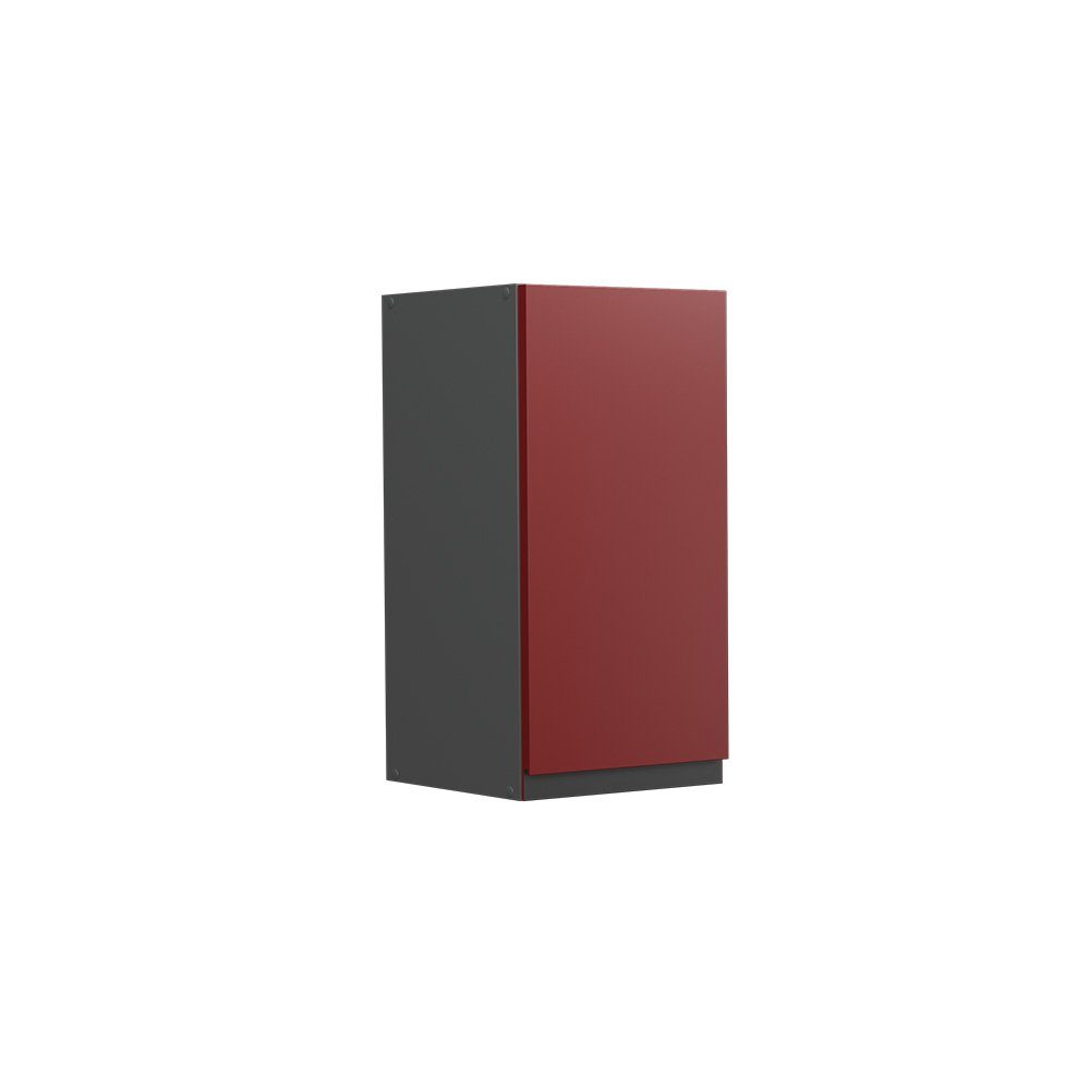 Vicco Hängeschrank Küchenschrank J-Shape 30 cm Anthrazit/Rot Anthrazit-Rot