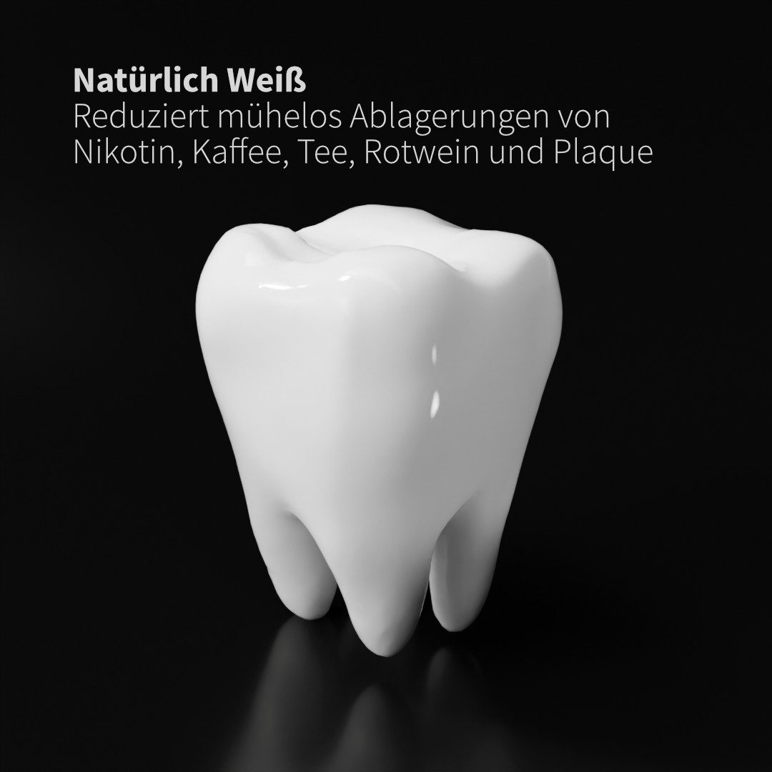 Zahnheld Zahnpasta Natural White Zahncreme mit Aktivkohle & Flourid - für hellere Zähne, Zahnpflege mit Torfextrakt, Bambus-Aktivkohle, Kieselsäure & Cellulose