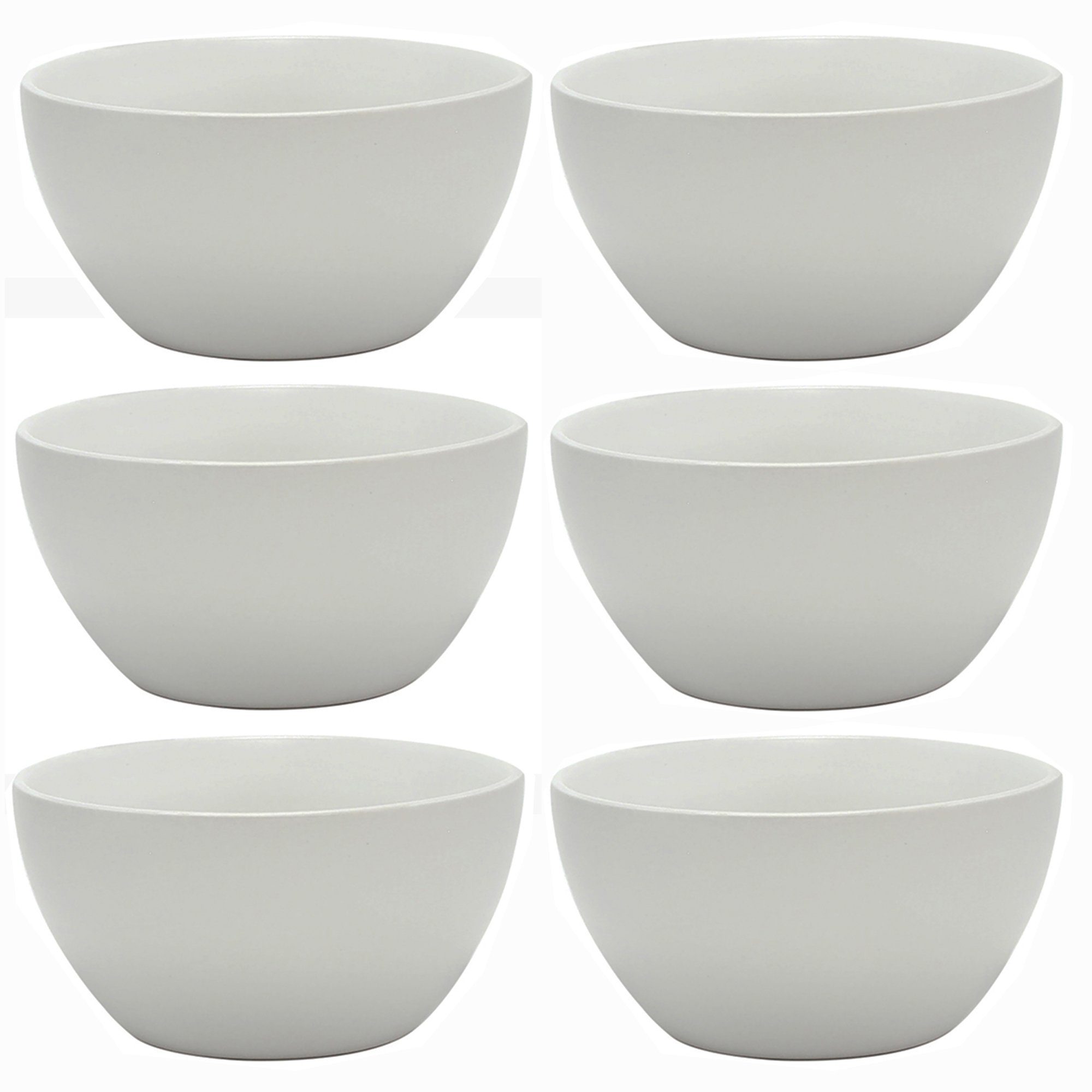Müslischale Suppenschalen, Salatschalen Keramik Annastore - Müslischalen, Dessertschalen, Servierschalen-Set 6 Obstschalen, x aus