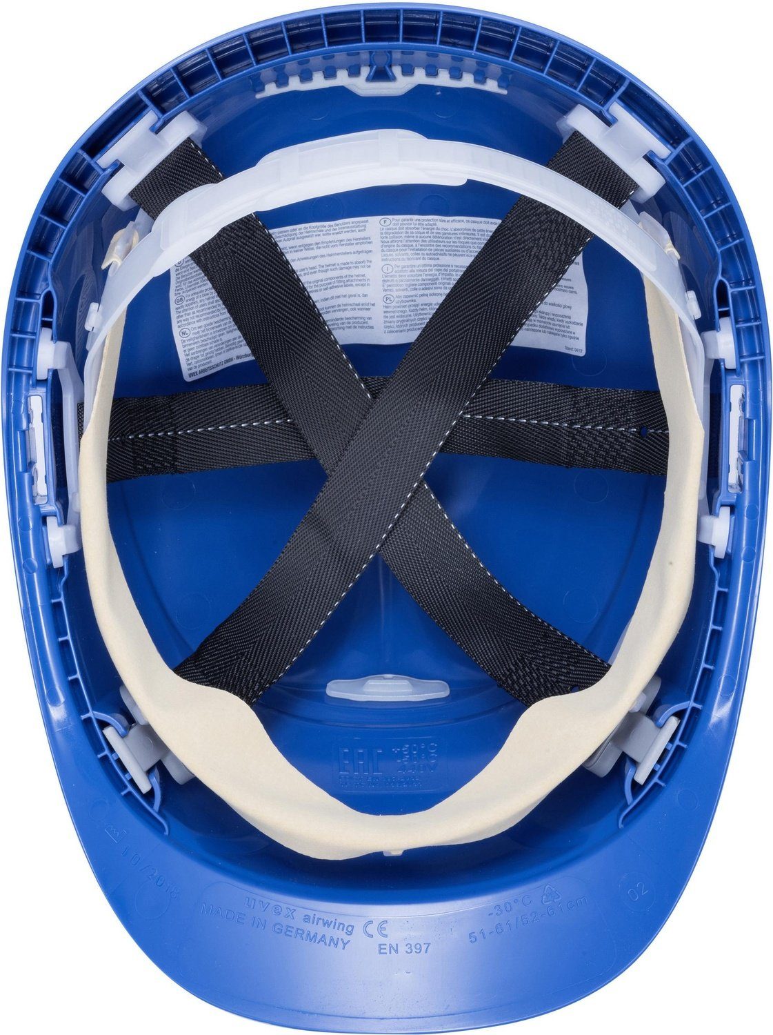 Uvex Kopfschutz blau
