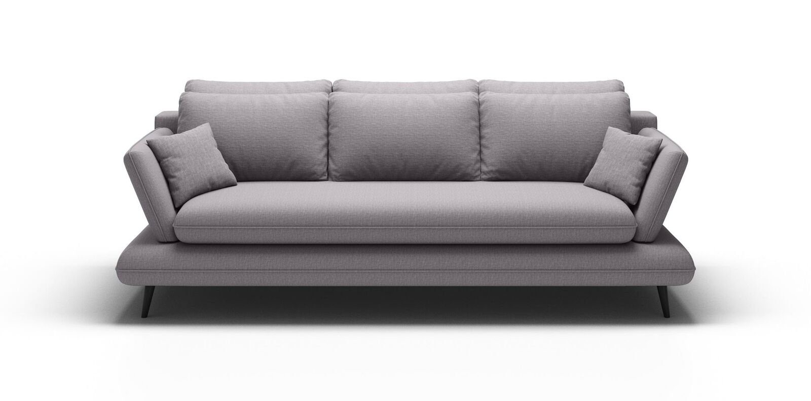 JVmoebel Chesterfield-Sofa Luxus Grauer Dreisitzer moderne 3-Sitzer Couch stilvoll Neu, Made in Europe