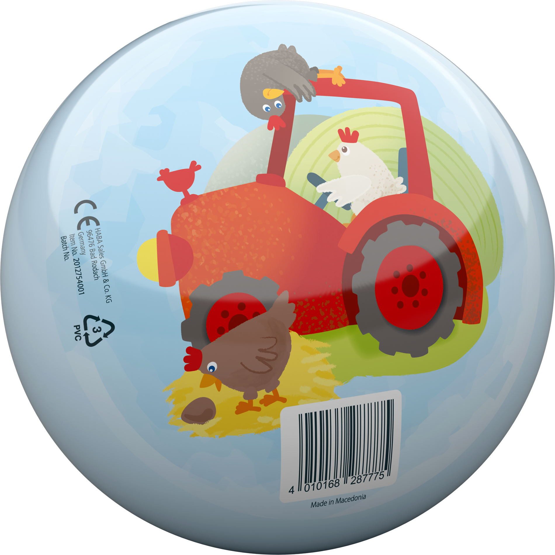 Spielball Kleinkindwelt Kunststoffball Bauernhof 14 cm Ø Spielball 2012754001