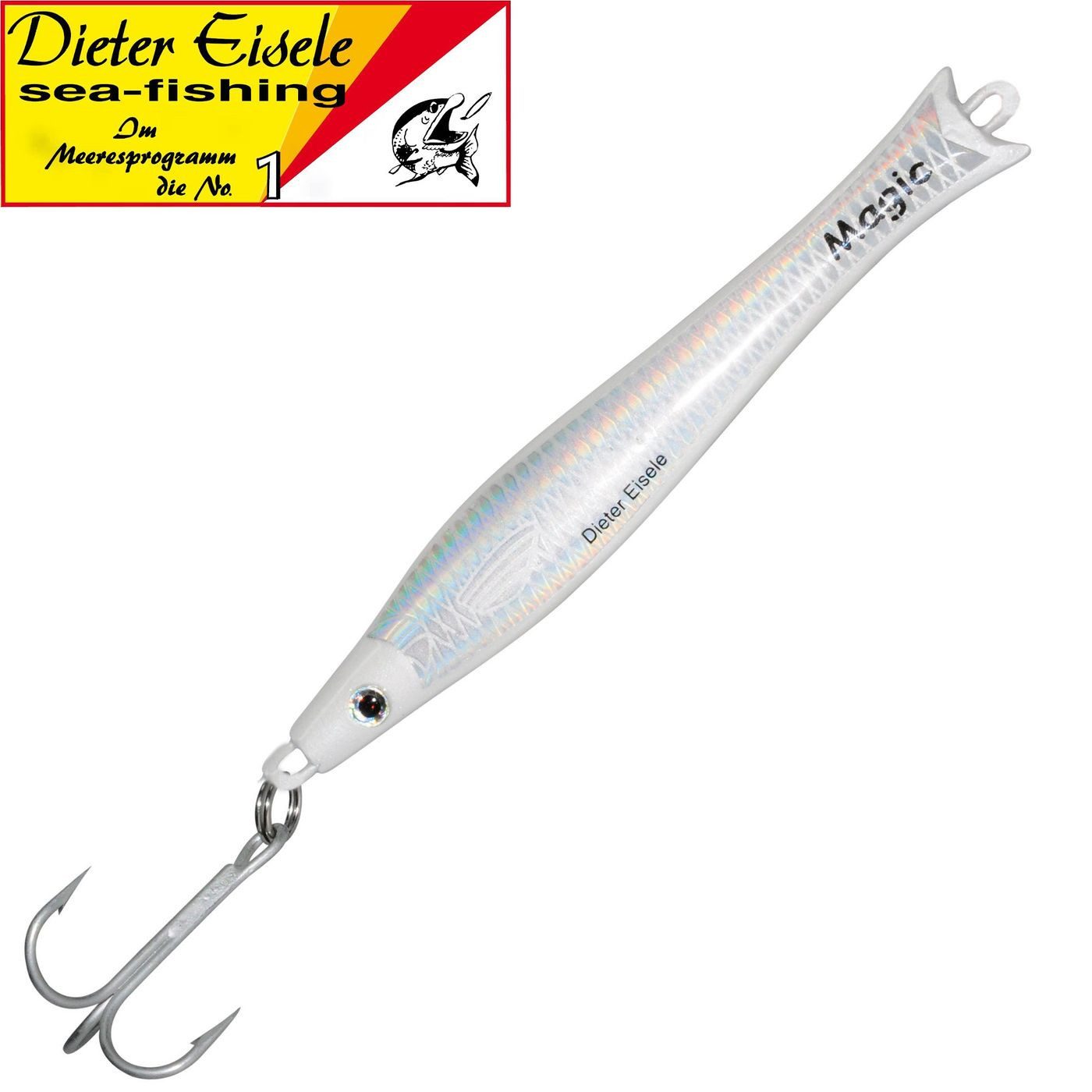 Dieter Eisele Kunstköder Dieter Eisele Magic-Pro Pearl Pilker weiß
