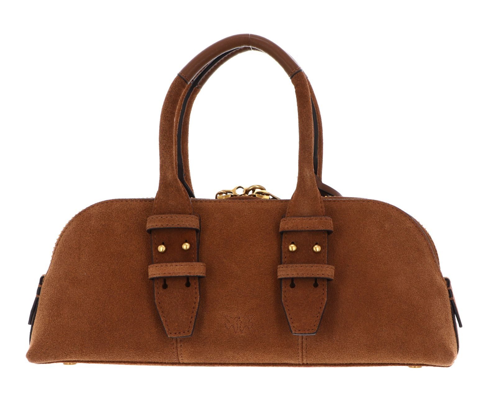 PINKO Handtasche Bowling Bag Horizontal Suede +
