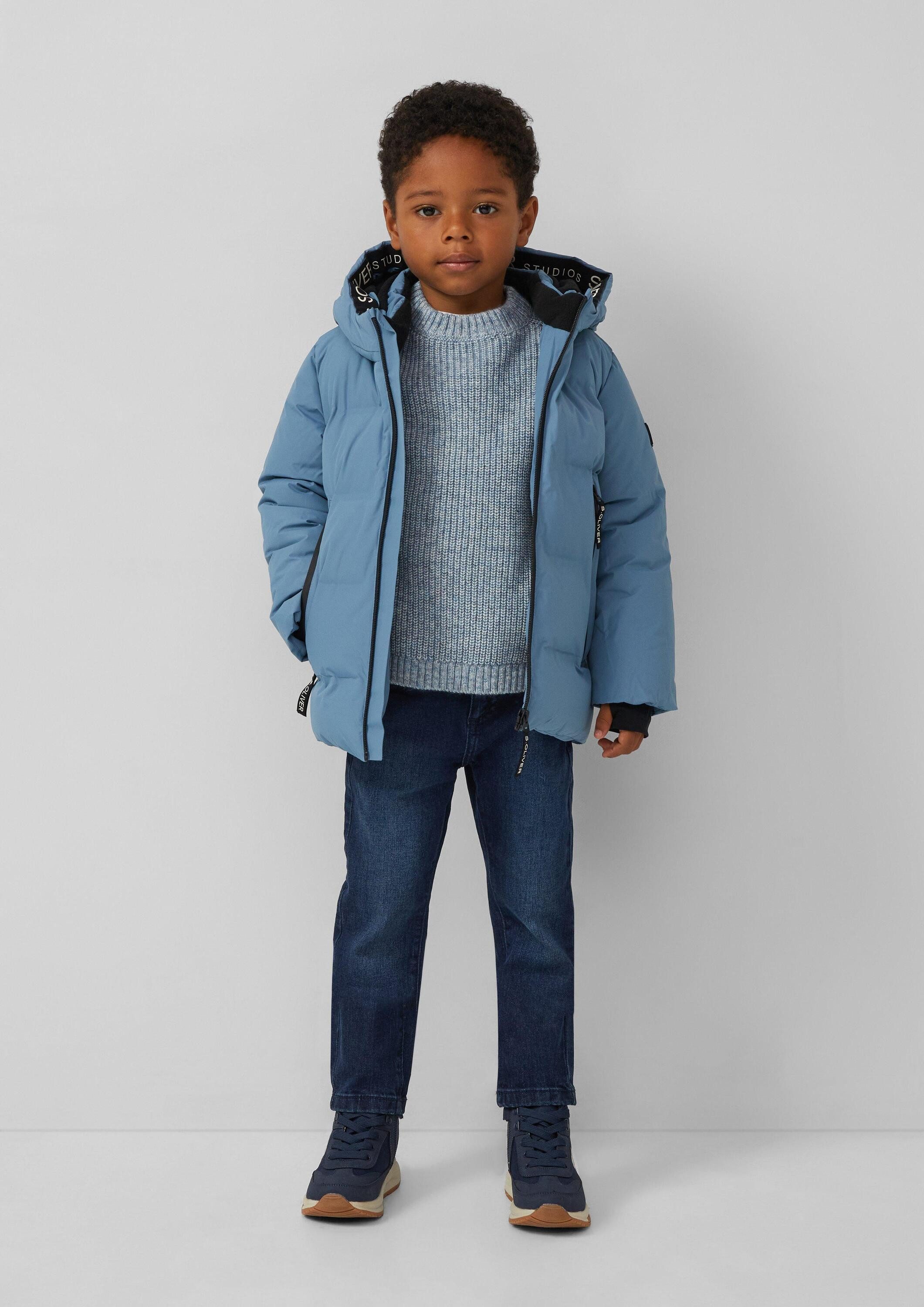 s.Oliver Winterjacke Outdoor-Jacke Unisex Winterjacke mit sportiven Details