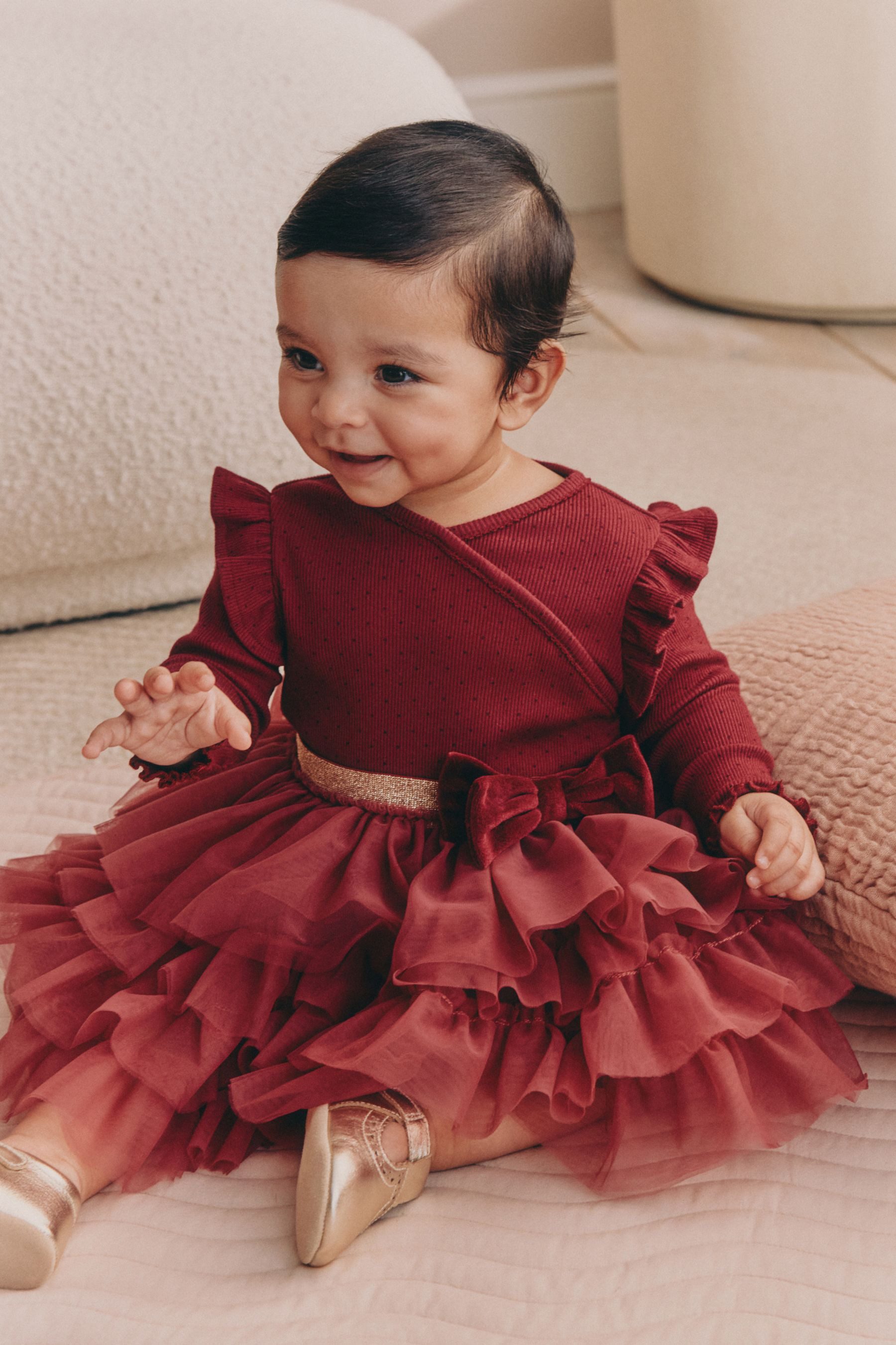 Next Tüllkleid Langärmeliges Tutu-Kleid für das Baby (1-tlg)