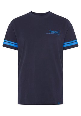 STREET ONE MEN T-Shirt im College-Look