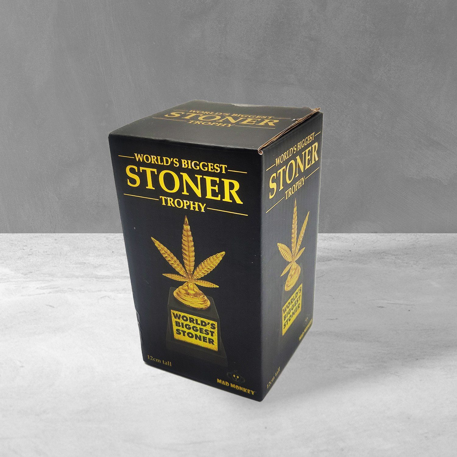Mad Monkey Dekofigur Trophäe "Worlds Biggest Stoner", Trophäe- Mad Monkey