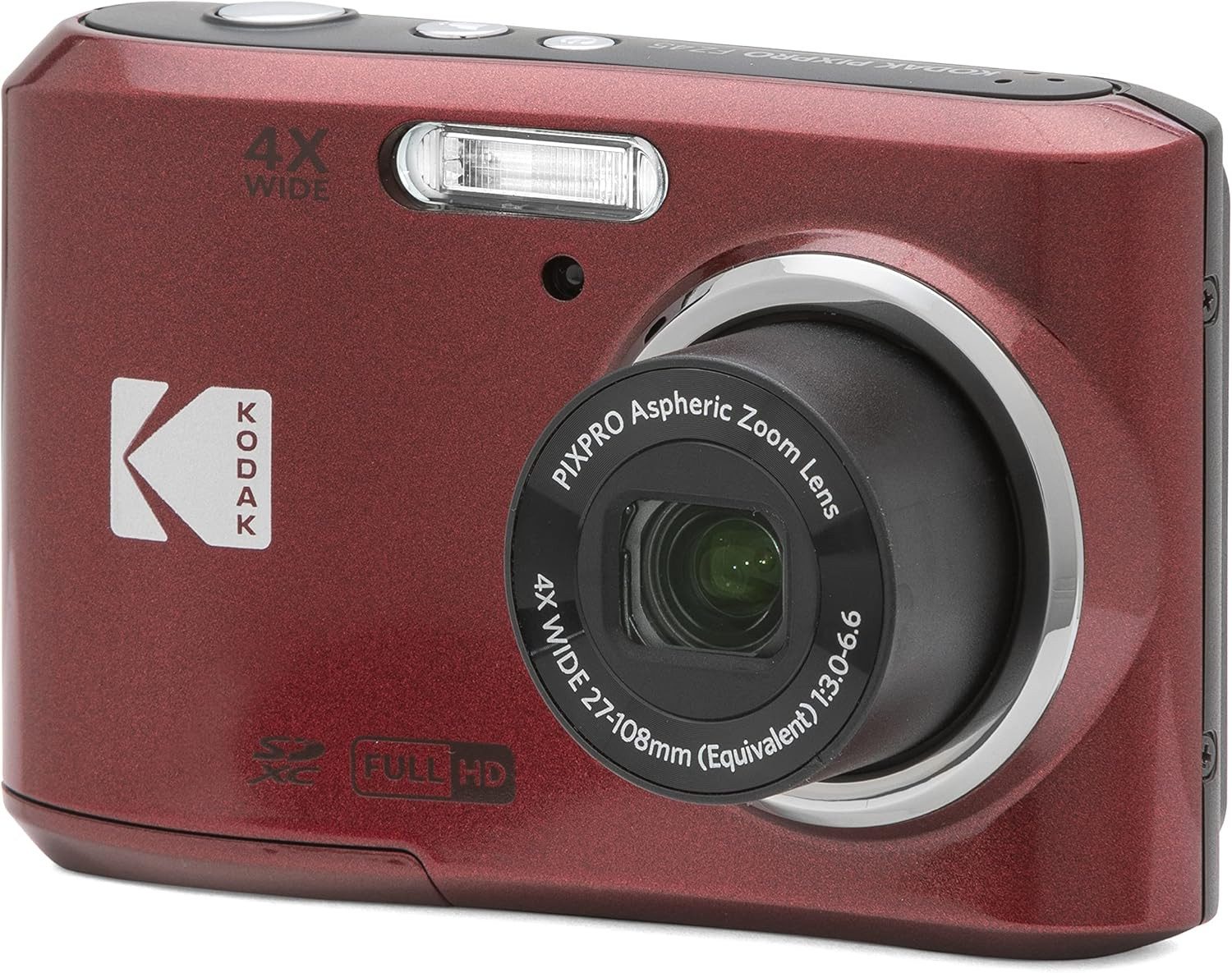 Kodak Pixpro FZ45 - 16.44 Megapixel Kompaktkamera, 4X optischem Zoom Vollformat-Digitalkamera (16,44 MP, 4x opt. Zoom, 2.7 Zoll LCD, 720p HD-Video, AA-Batterie)
