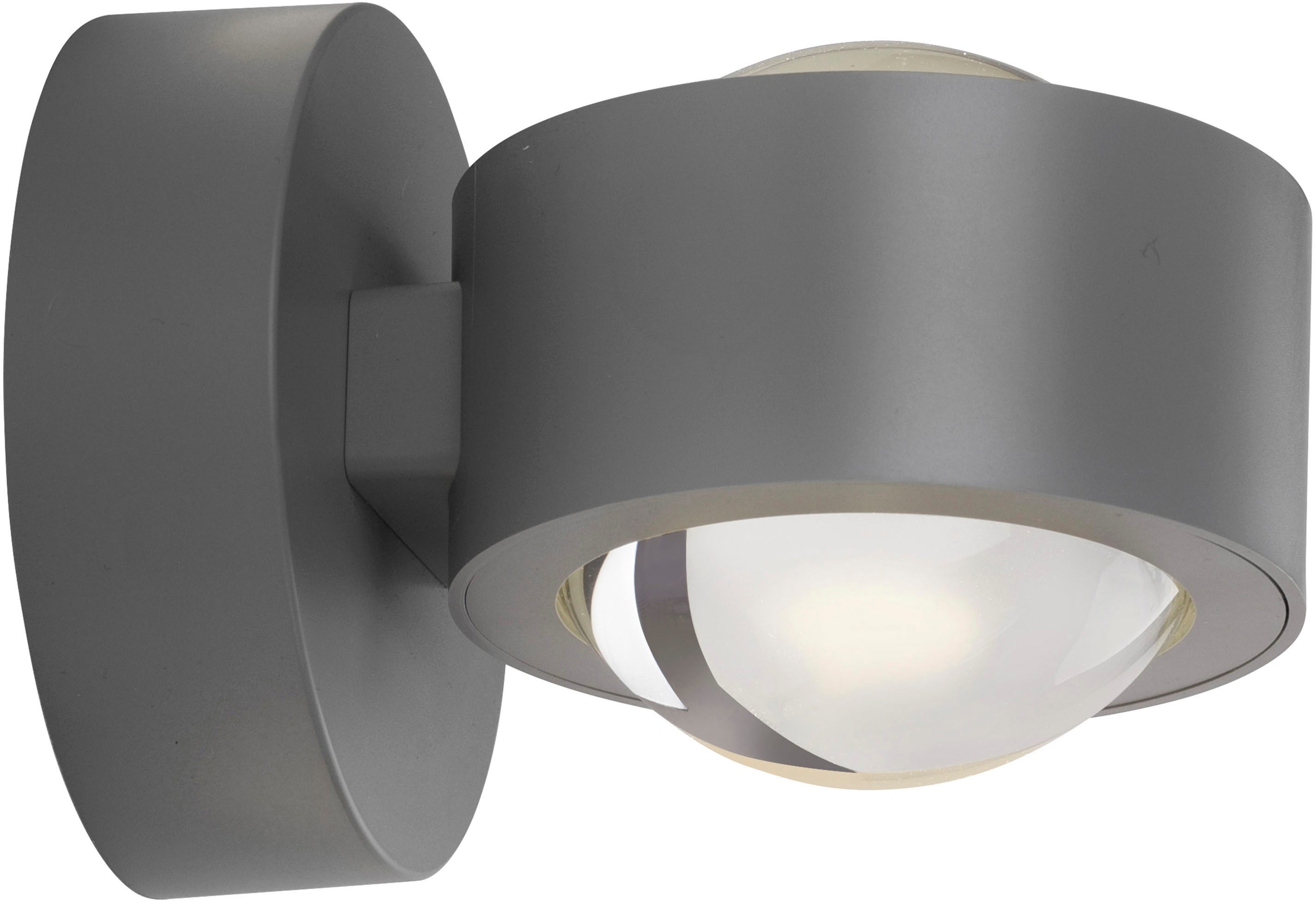 JUST LIGHT LED Wandleuchte AKKU-CHIA, Memory, nach Trennung vom Netz, LED fest integriert, Warmweiß, Akkubetrieben inkl. USB-Ladekabel, 5 Stufen Dimmung + Timerfunktion