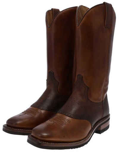 Sendra Boots 17697T RETRO Herren Westernreitstiefel Braun Cowboystiefel Rahmengenäht (GOODYEAR WELTED)