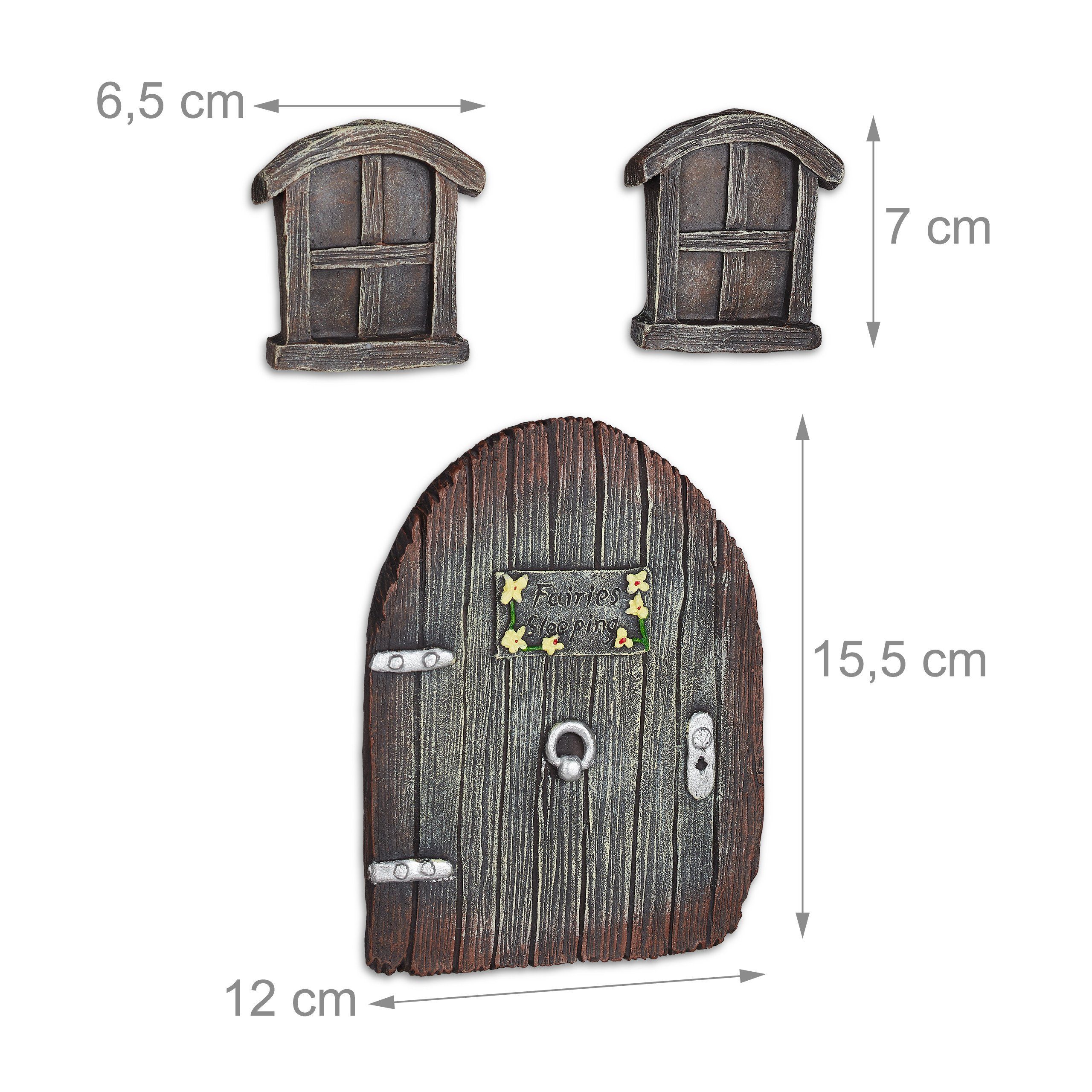relaxdays Baumbehang Feentür Baum