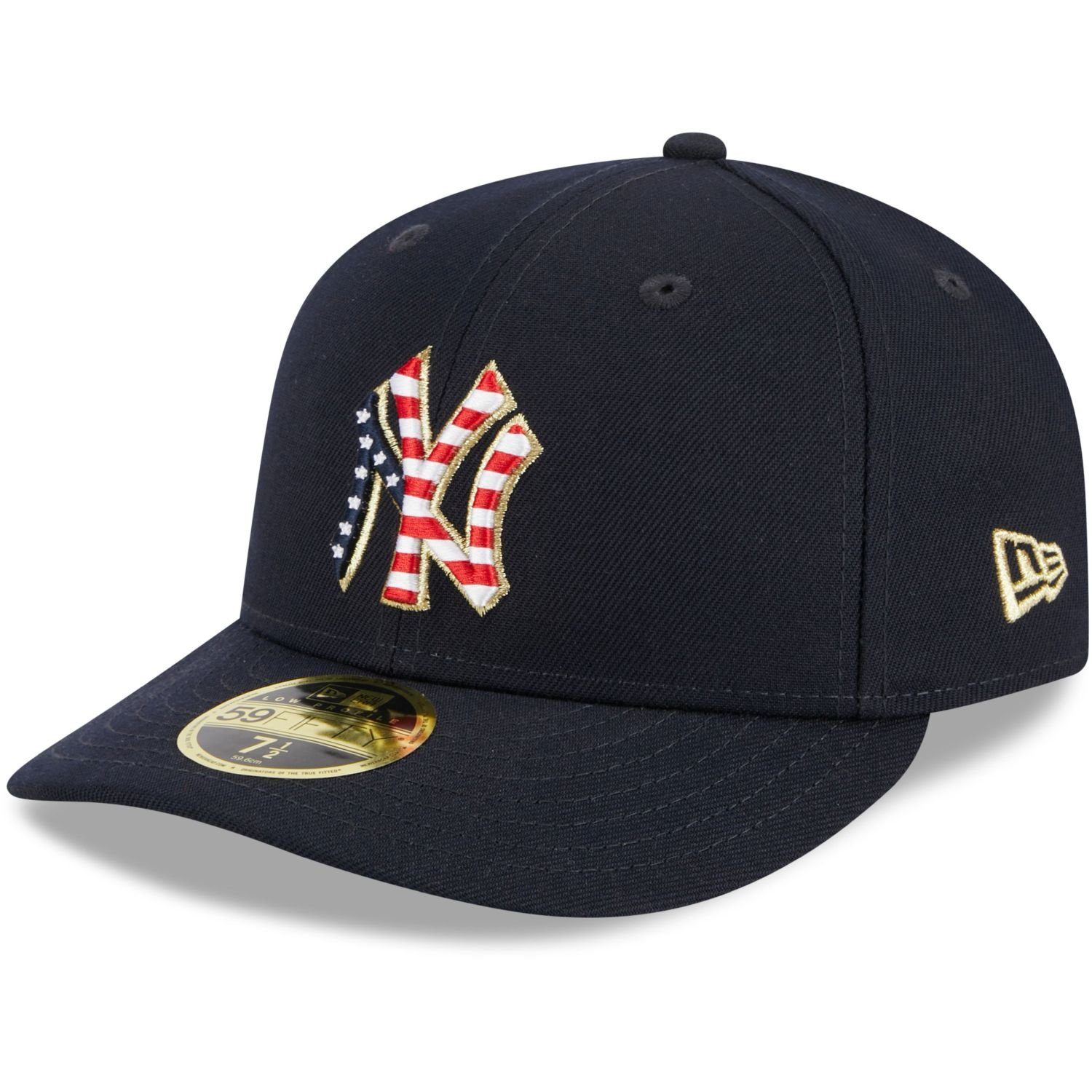 New Era Fitted Cap 59Fifty Low Profile 4TH JULY New York Yankees