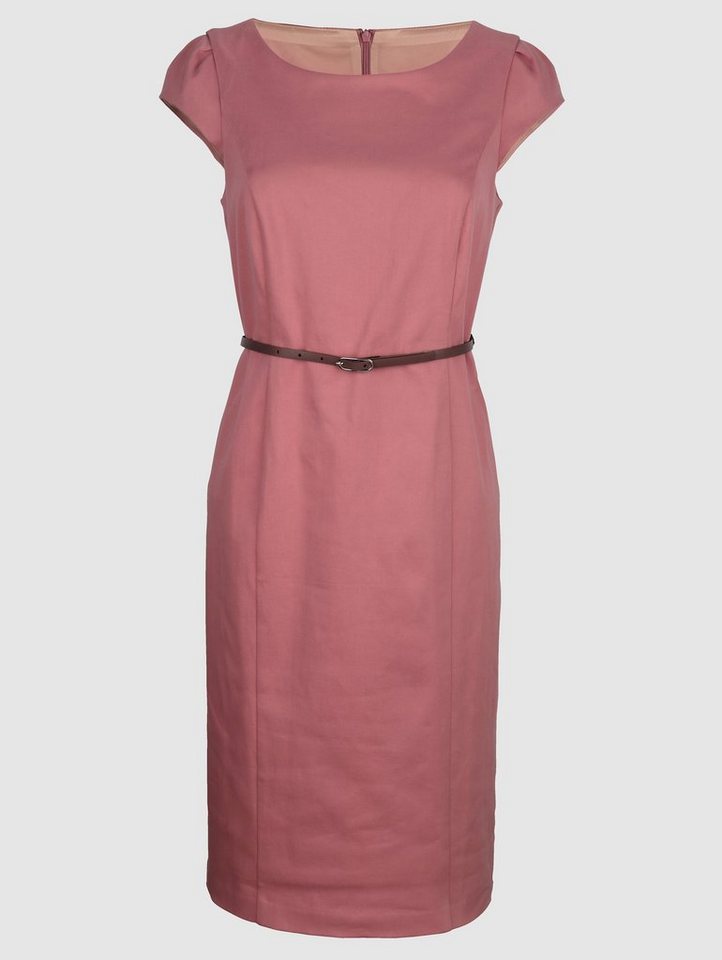 Paola Kleid mit abnehmbarem Gürtel in rosa