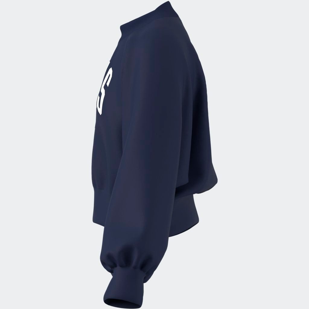 adidas Sportswear Sweatshirt SEASONALS ESSENTIALS COLLEGIATE TYPOGRAPHY CREWNECK KIDS sportlicher Stil, ohne Verschluss, mit Rundhalsausschnitt