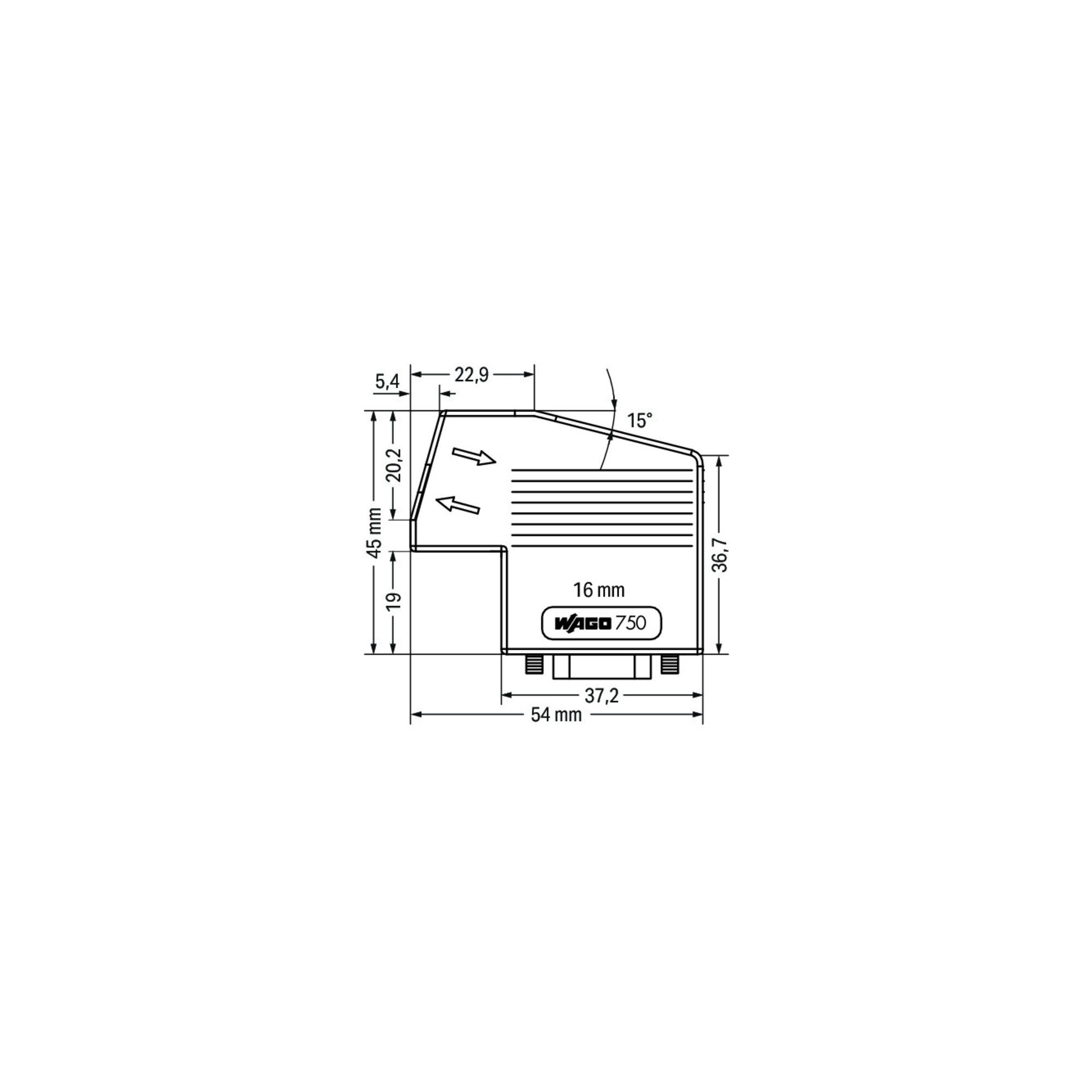 WAGO Steckdose WAGO GmbH& Co. KG PROFIBUS-Stecker D-Sub 750-960