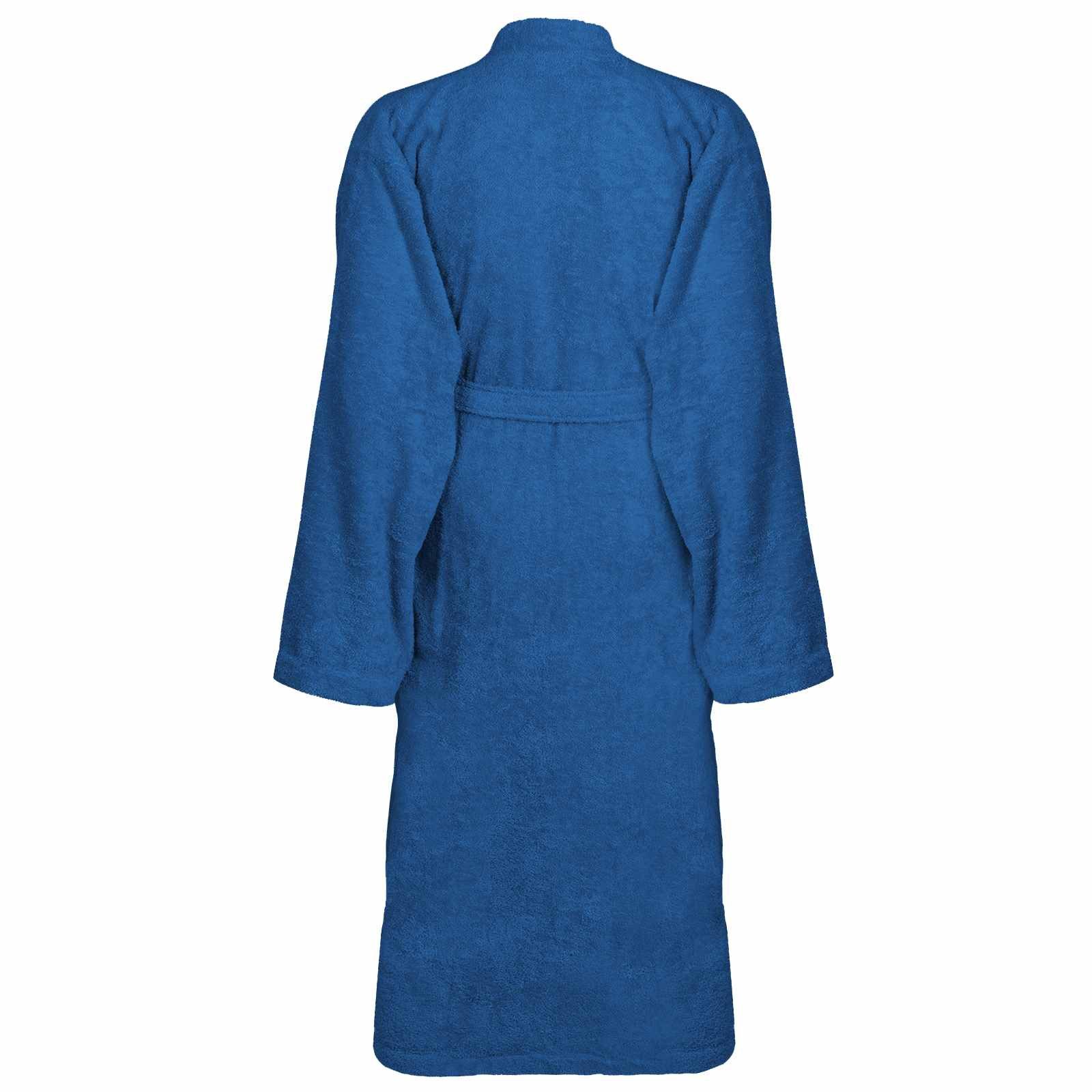 vidaXL Bademantel Bademantel KINN Blau XXL Baumwolle, Baumwolle