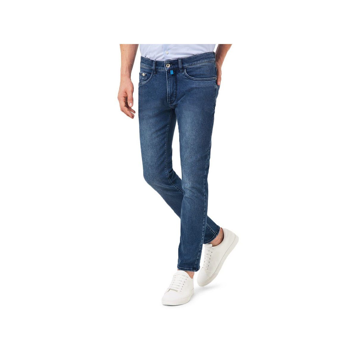 5-Pocket-Jeans dunkel-blau Cardin Pierre (1-tlg)
