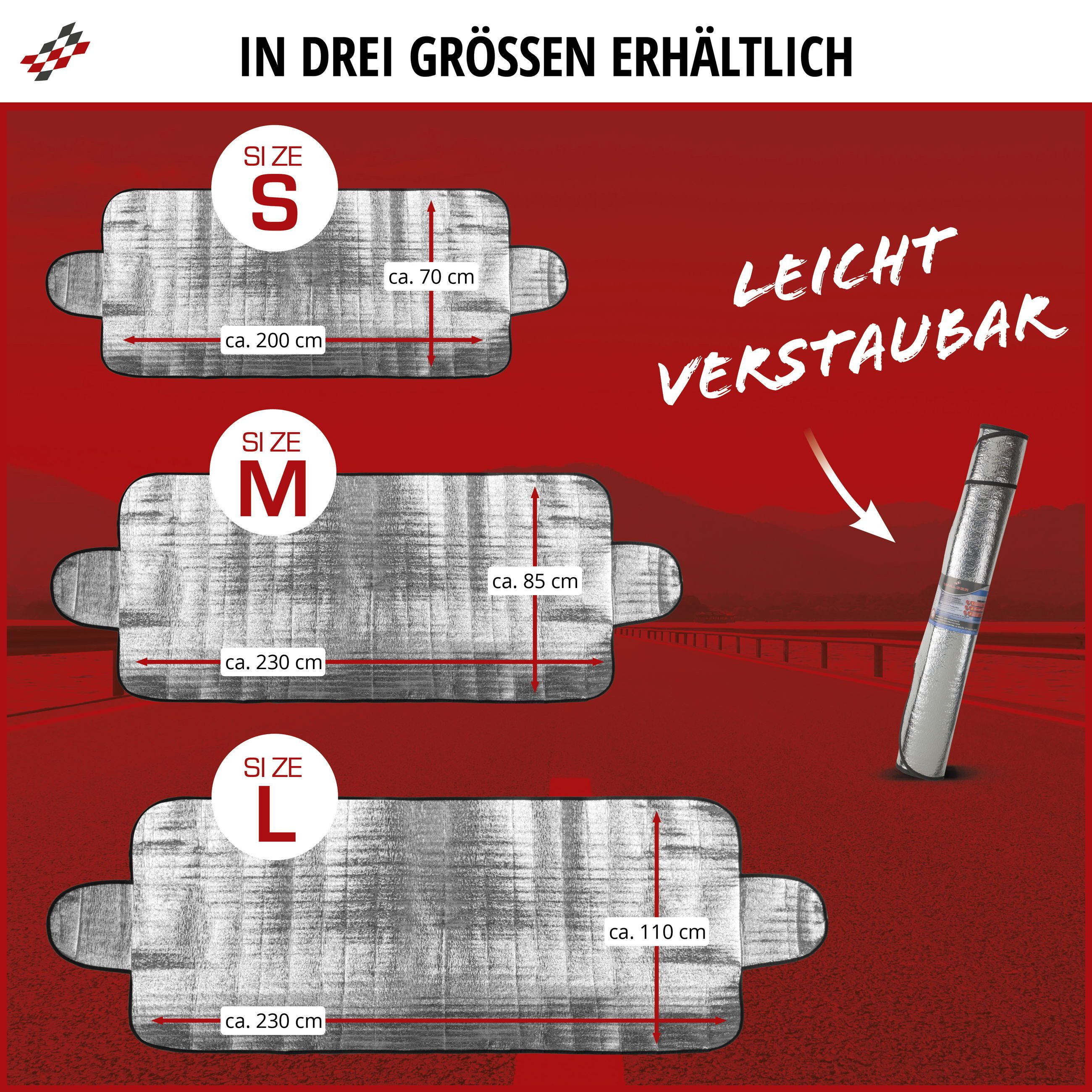 WALSER Autosonnenschutz Thermo Autoscheibenschutz, (1-St., 1 Stück) – Bild 4 von 5
