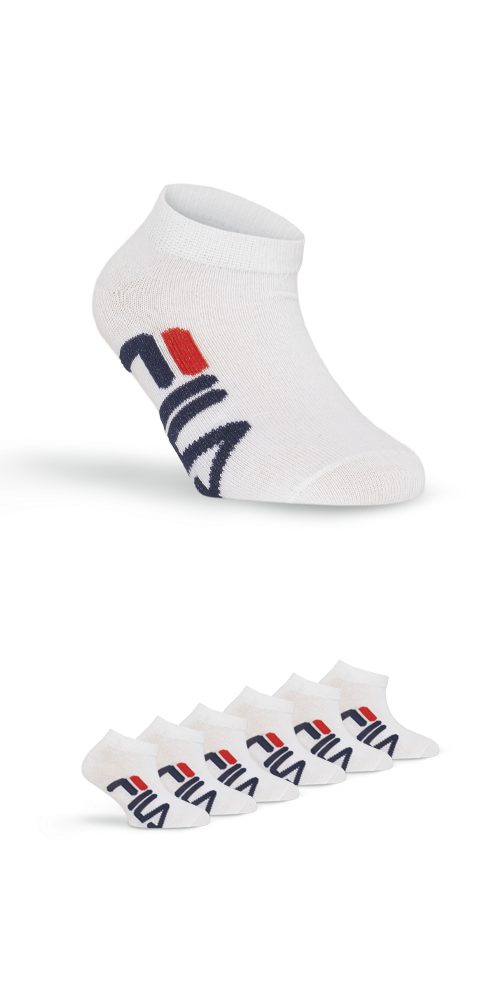 Fila Sneakersocken JUNIOR UNISEX INVISIBLE SOCKS (6-Paar) mit Logoschriftzug seitlich