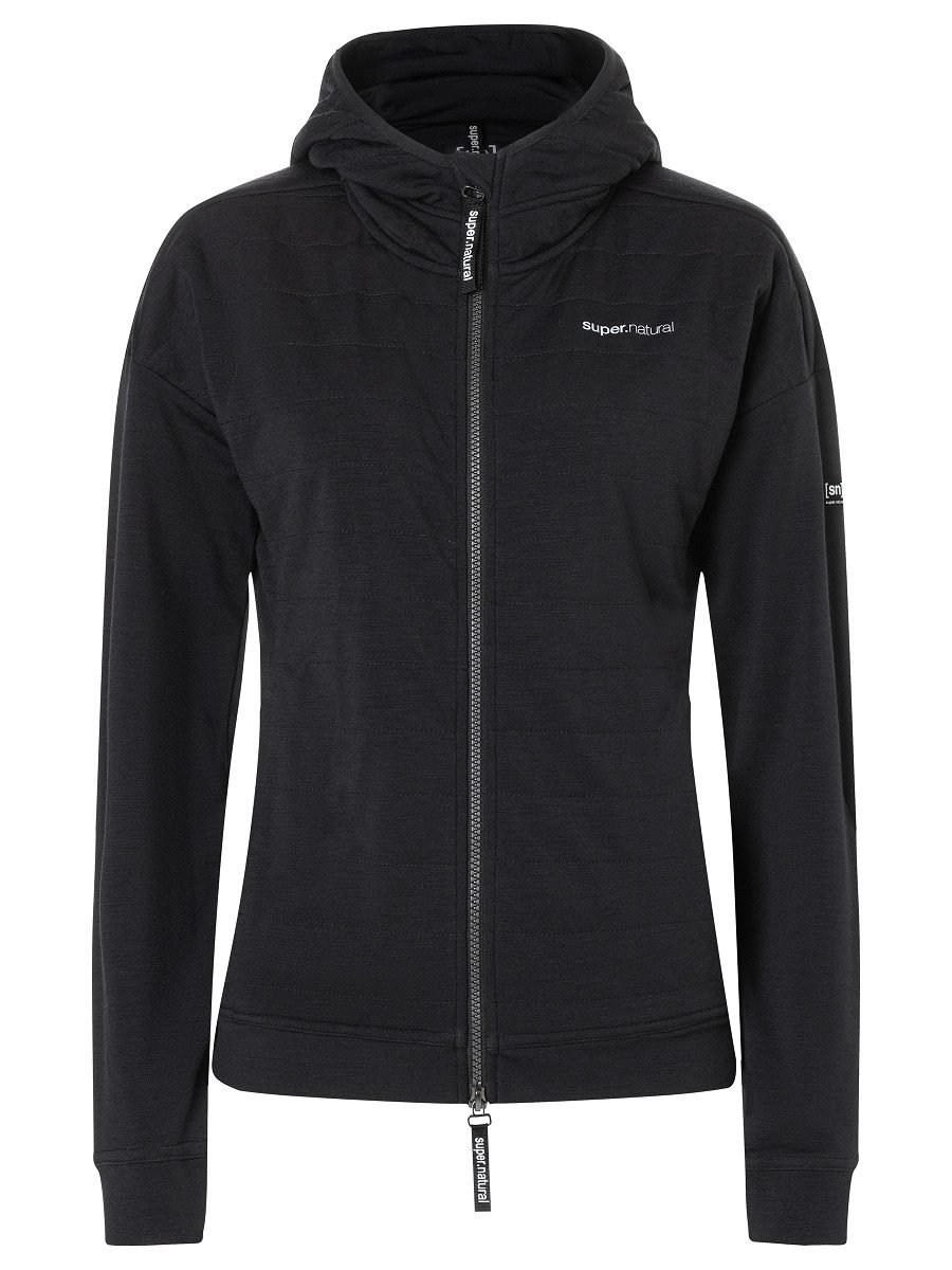 SUPER.NATURAL Outdoorjacke für Damen, Merino W WARM UP ALOOF DWR JACKET wasserabweisend