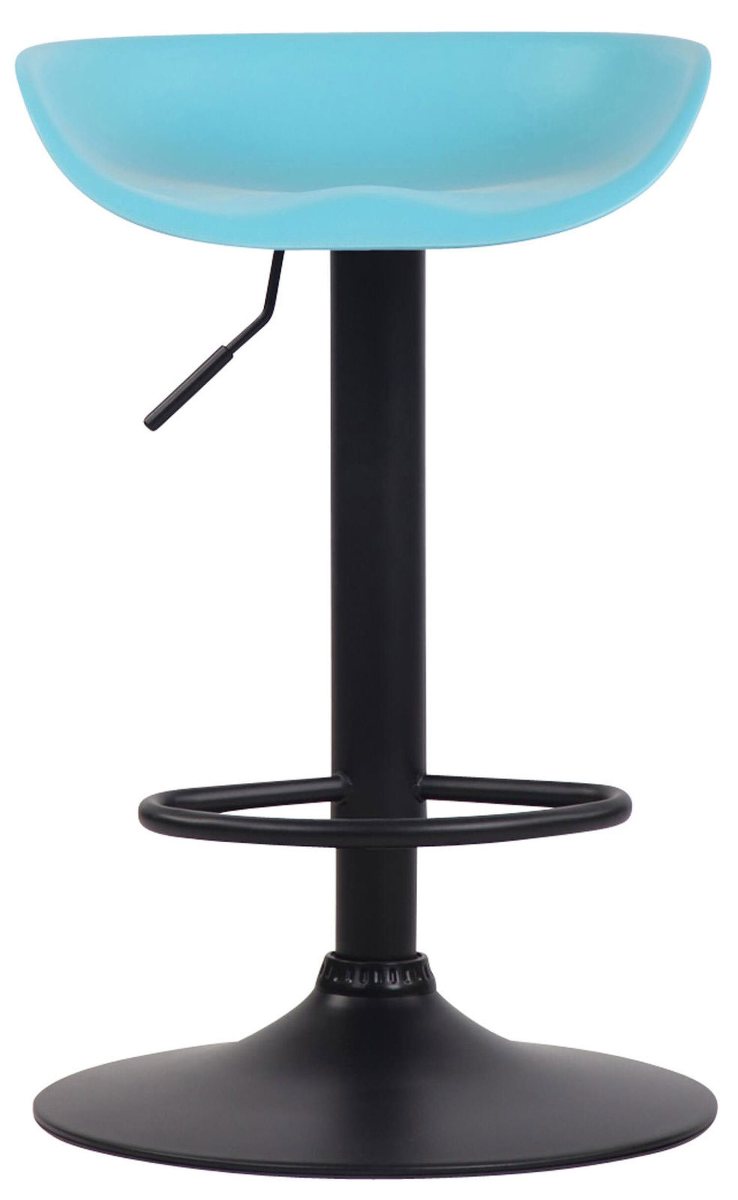 - Anna angenehmer - Sitzfläche: Theke Kunststoff schwarz und für & Blau mit Metall (Barstuhl Gestell drehbar Fußstütze Küche höhenverstellbar), TPFLiving Barhocker 360° Hocker