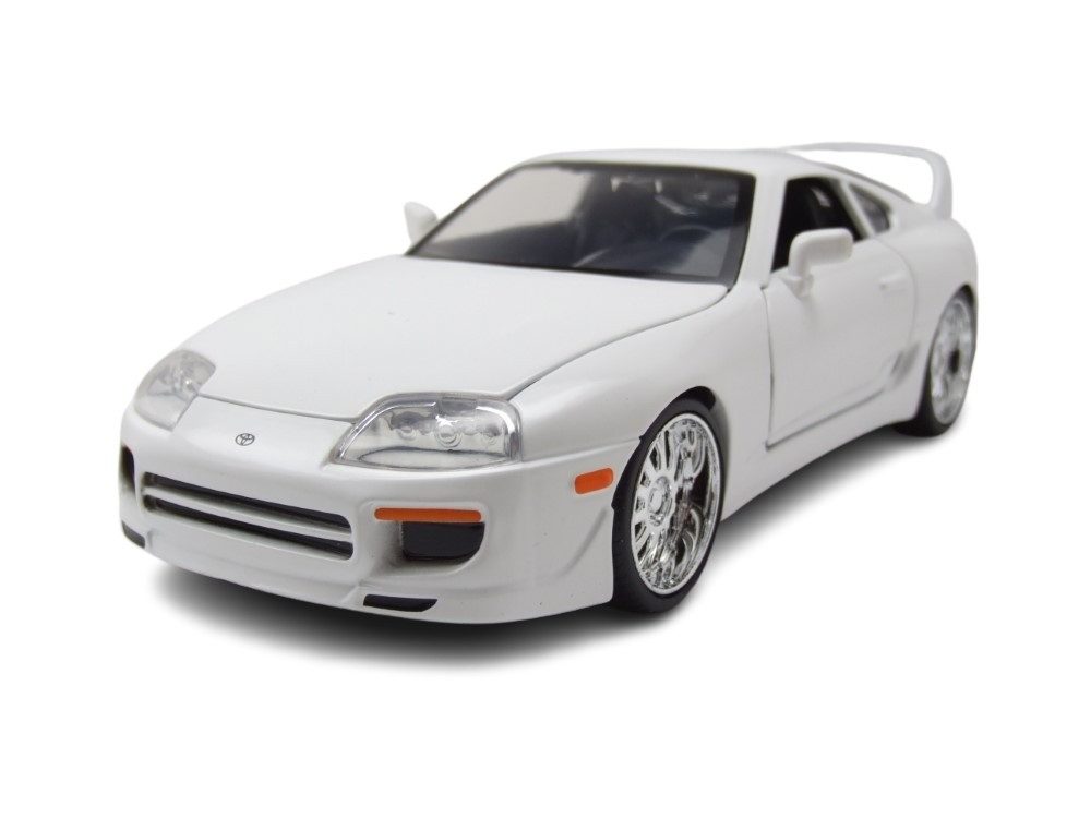 JADA Modellauto Toyota Supra 1995 weiß Brian Fast & Furious, Maßstab 1:24