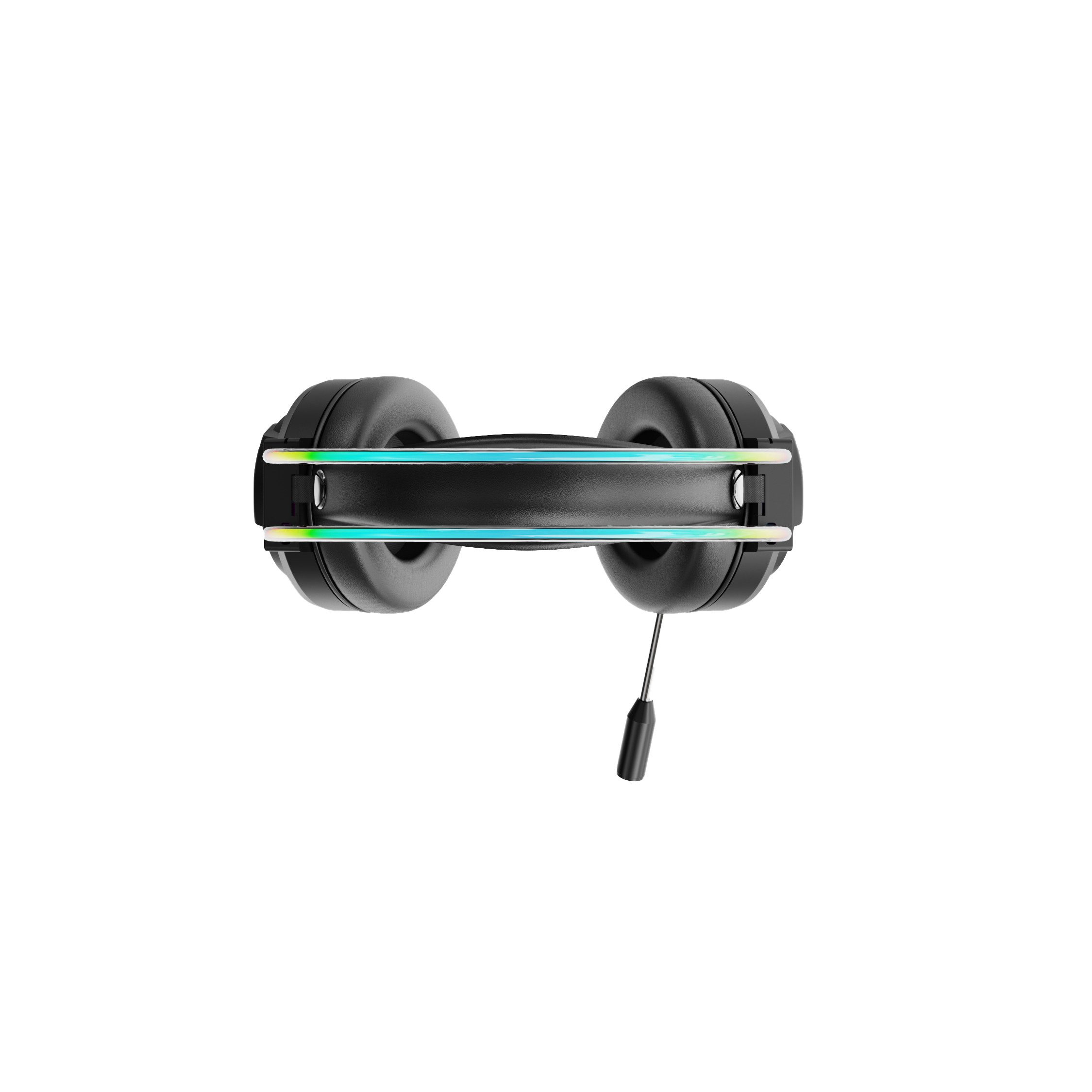 Hyrican Striker Halo ST-GH707 schwarz, RGB USB, 3,5 mm Klinke, Over Ear Gaming-Headset (3,5 mm Klinke) – Bild 5 von 5