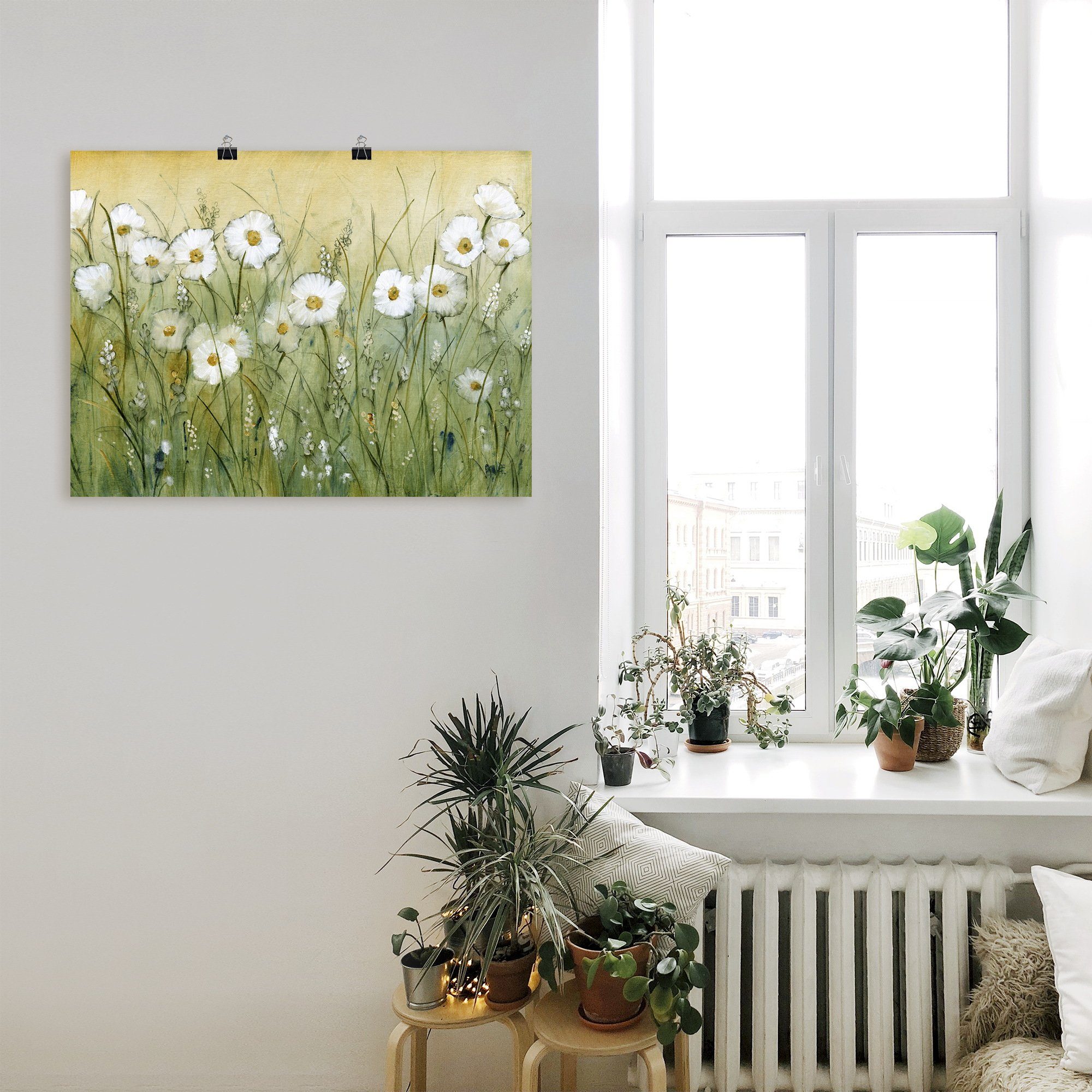 Artland Wandbild Gänseblümchenfrühling II, Blumen (1 günstig online kaufen