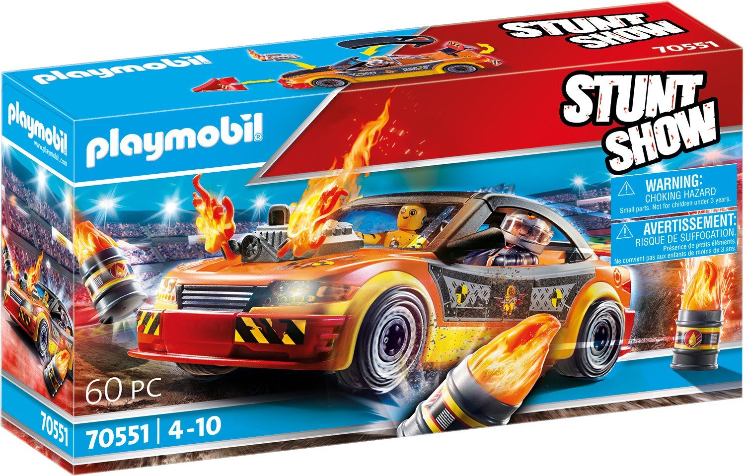 Image of PLAYMOBIL® 70551 Stuntshow Crashcar