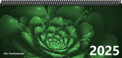 E&Z Verlag Gmbh Tischkalender XXL-Tischkalender 2025 Blume grün