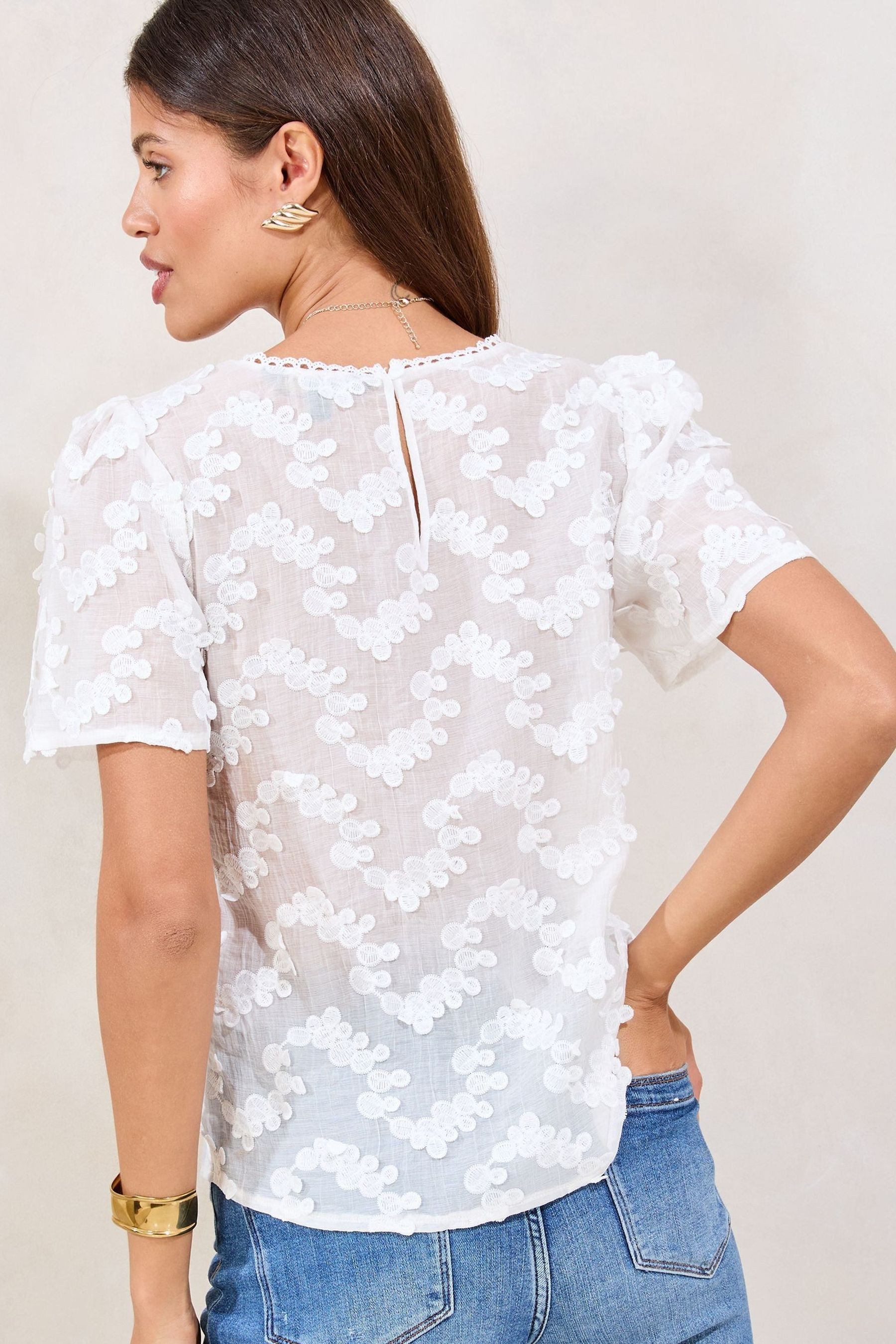 LIPSY T-Shirt Lipsy T-Shirt mit Flatterärmeln, Regular (1-tlg) günstig online kaufen