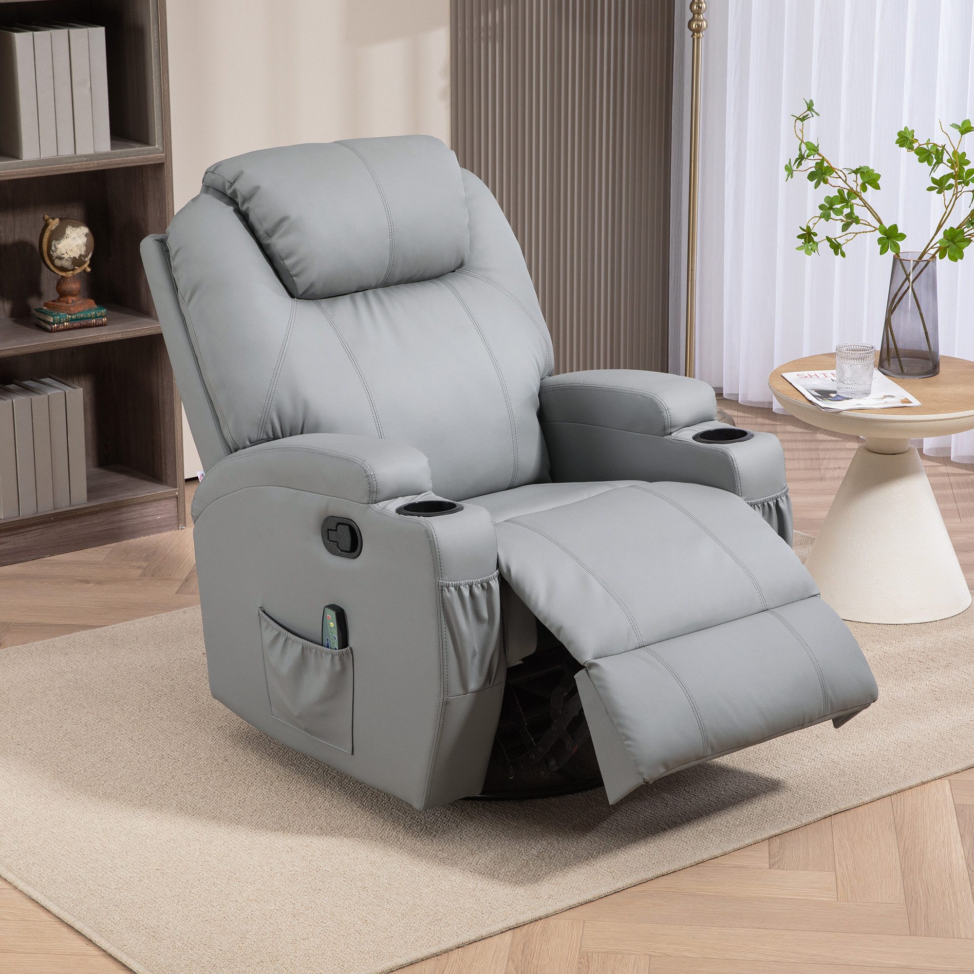 HOMCOM Massagesessel mit Massagefunktion, Liegefunktion, aus günstig online kaufen
