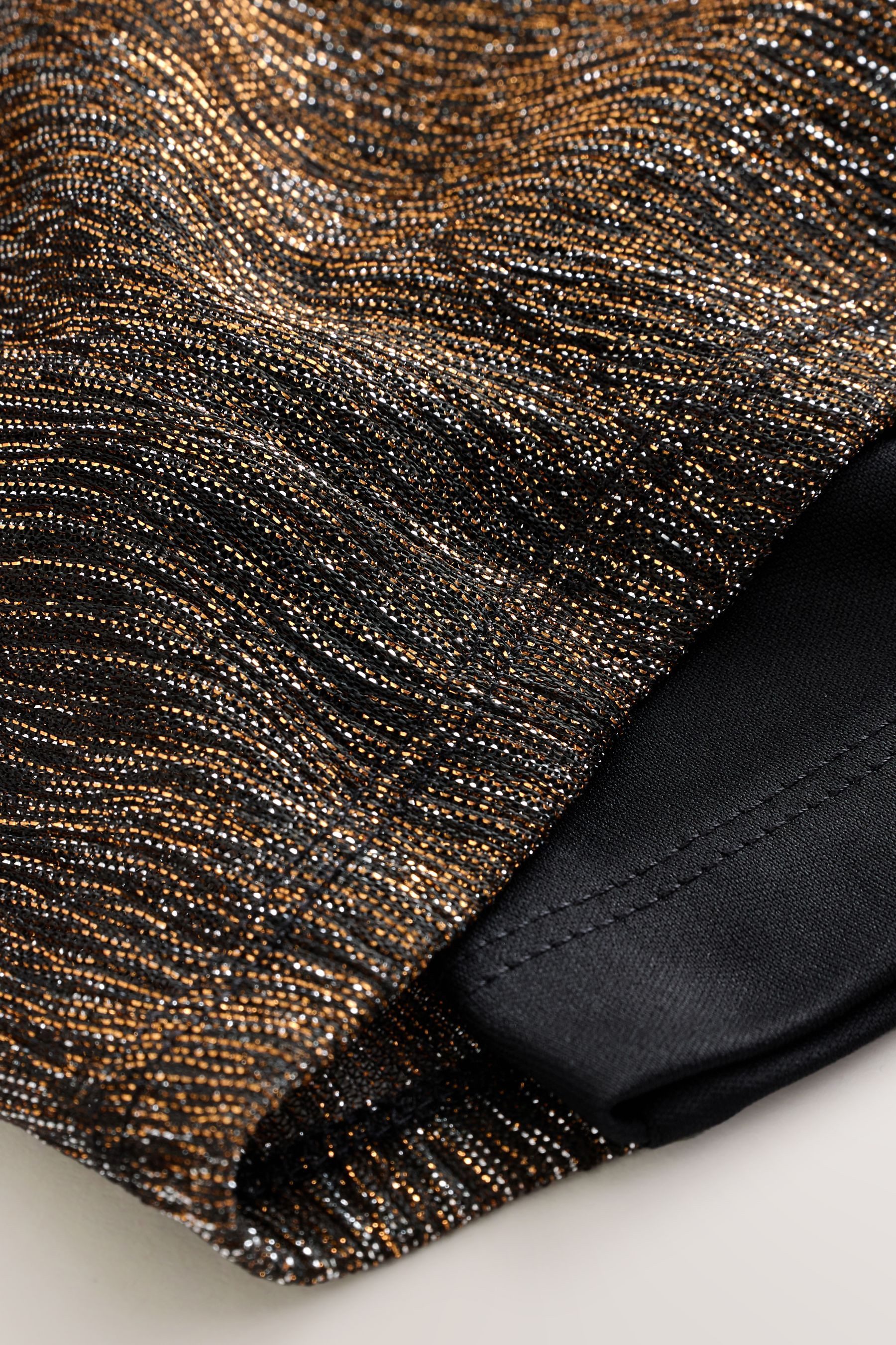 Next Blusentop Mehrlagiges, transparentes Metallic-Oberteil (2-tlg) günstig online kaufen