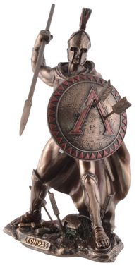 Vogler direct Gmbh Dekofigur König von Sparta Leonidas, Veronesedesign, bronziert, coloriert, Größe: L/B/H ca. 11x8x16 cm