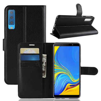 CoverKingz Handyhülle Hülle für Samsung Galaxy A7 (2018) Handyhülle Flip Case Tasche Cover