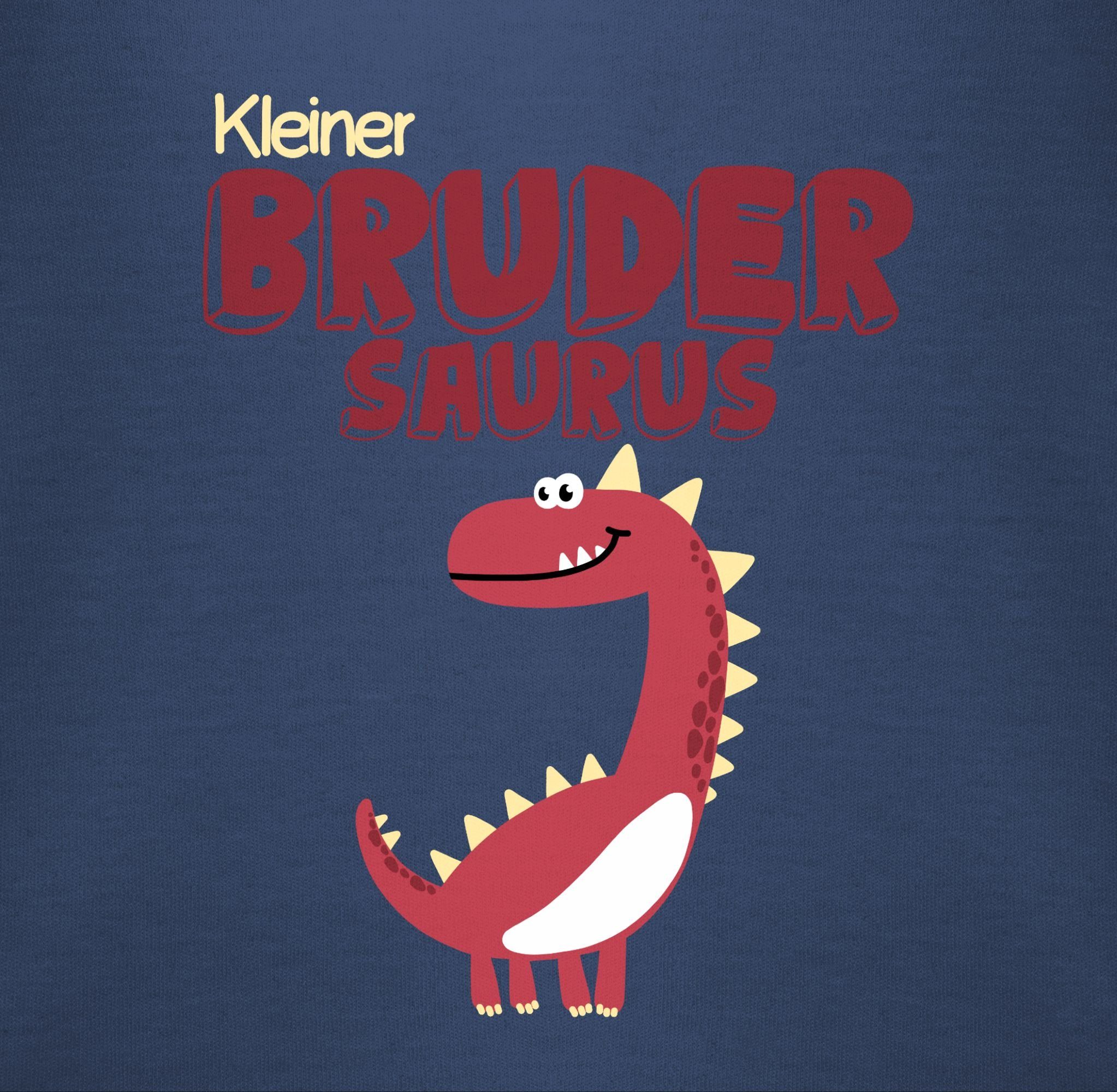 Brudersaurus Kleiner Kleiner Bruder Blau Shirtracer Navy 1 Shirtbody