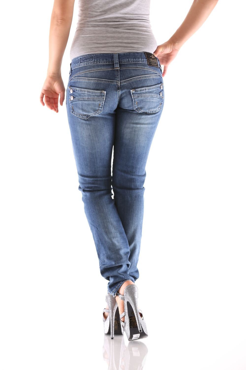 Piper Jeans Damen Slim Herrlicher Denim Herrlicher 710 Slim-fit-Jeans D9666