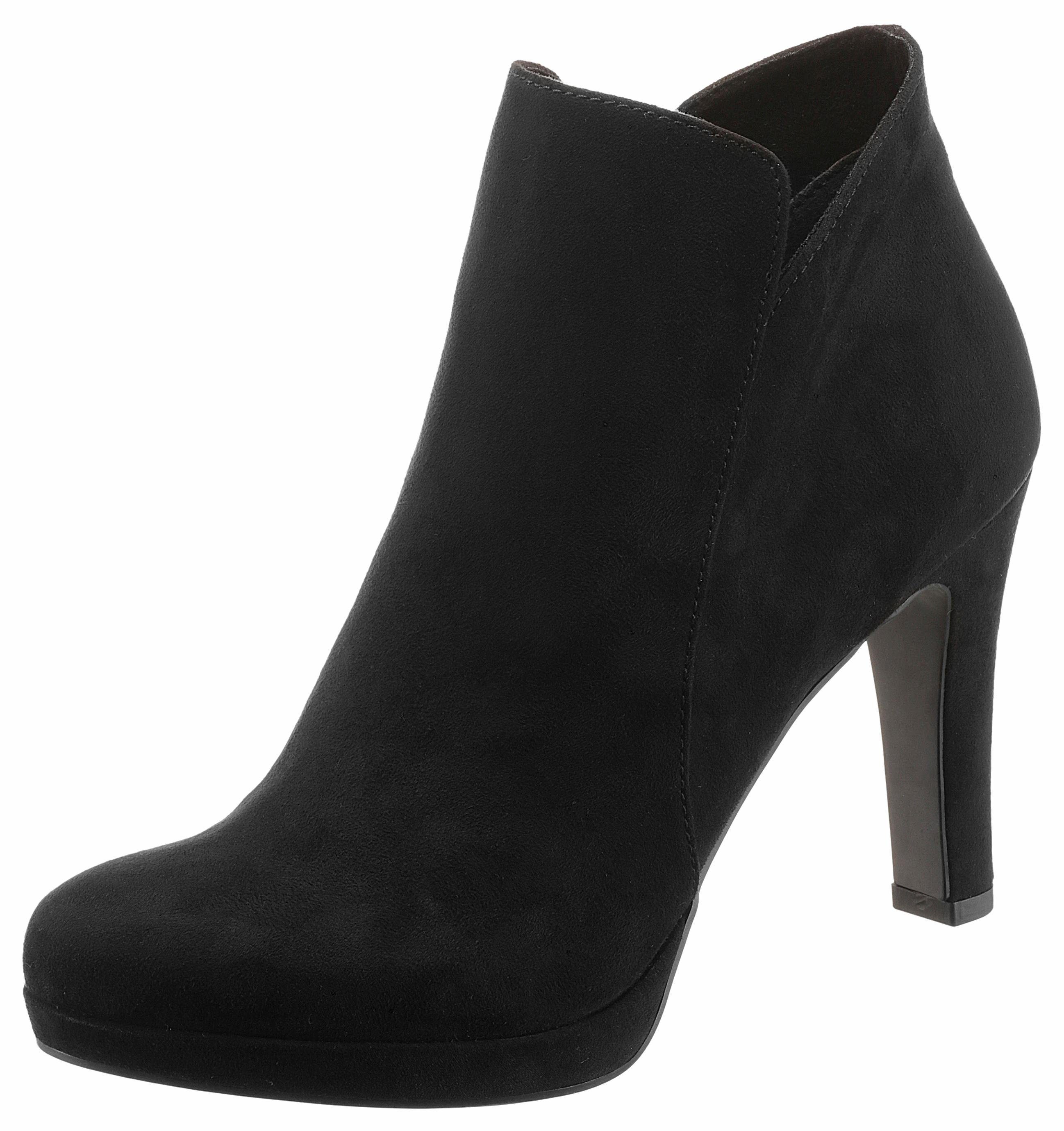 femininen im High-Heel-Stiefelette schwarz Look Tamaris