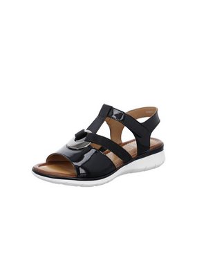 Ara Kreta - Damen Schuhe Sandalette Sandaletten Lackleder schwarz