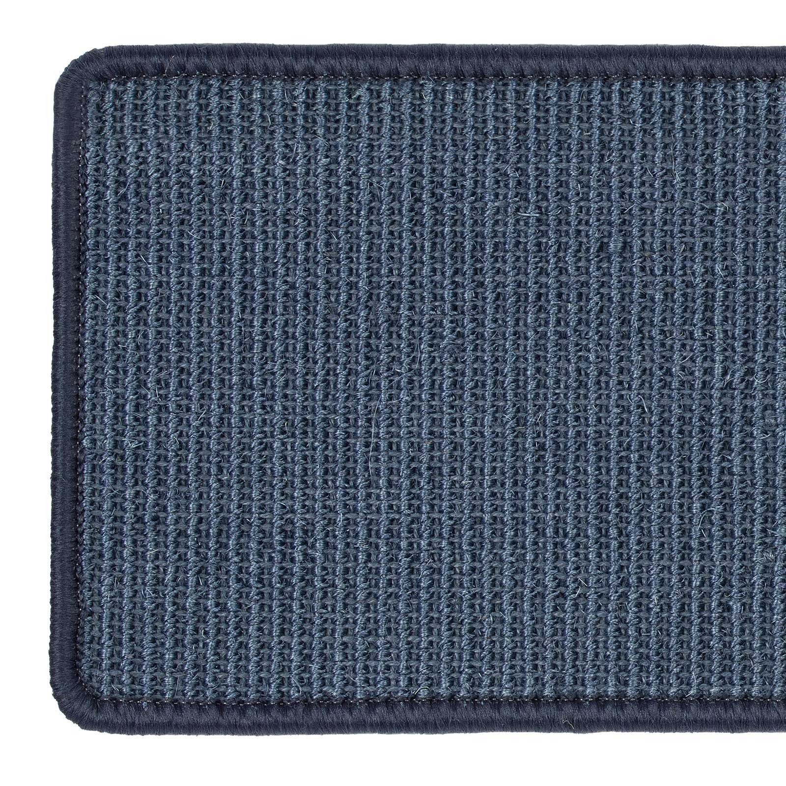 casa pura Stufenmatte Sisal Pure Nature, 2 Größen, Treppenschutz, Halbrund, Höhe: 8 mm, mit Umkettelung