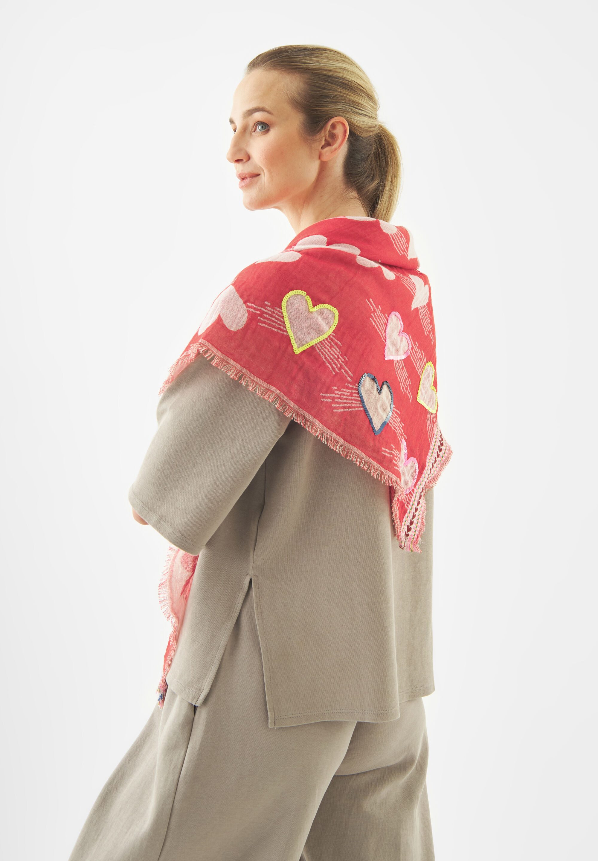 Codello Halstuch, mit Herzmuster